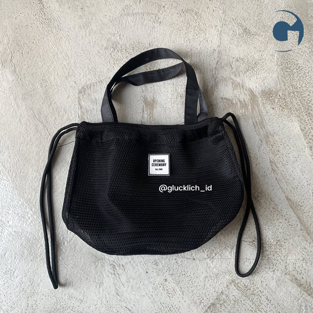 Opening Ceremony Opening Ceremony, Mini Drawstring Shoulder Bag in Black Size ONE SIZE - 1 Thumbnail