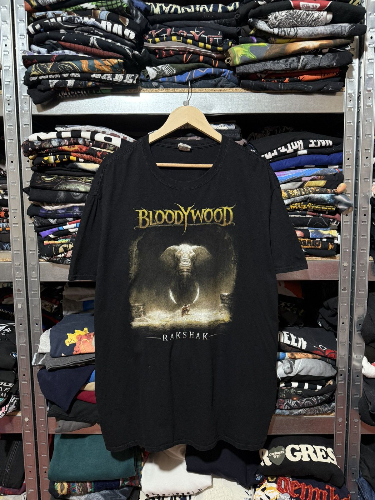 Band Tees Vintage Bloodywood Rakshak 2022 Rock Band T-Shirt Y2K Hype Size US XXL / EU 58 / 5 - 1 Thumbnail