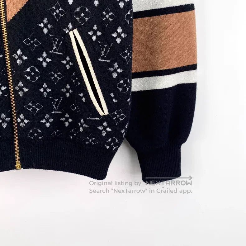 Louis Vuitton Louis Vuitton Color-block striped logo, full-print sheepsk Size US XS / EU 42 / 0 - 4 Thumbnail