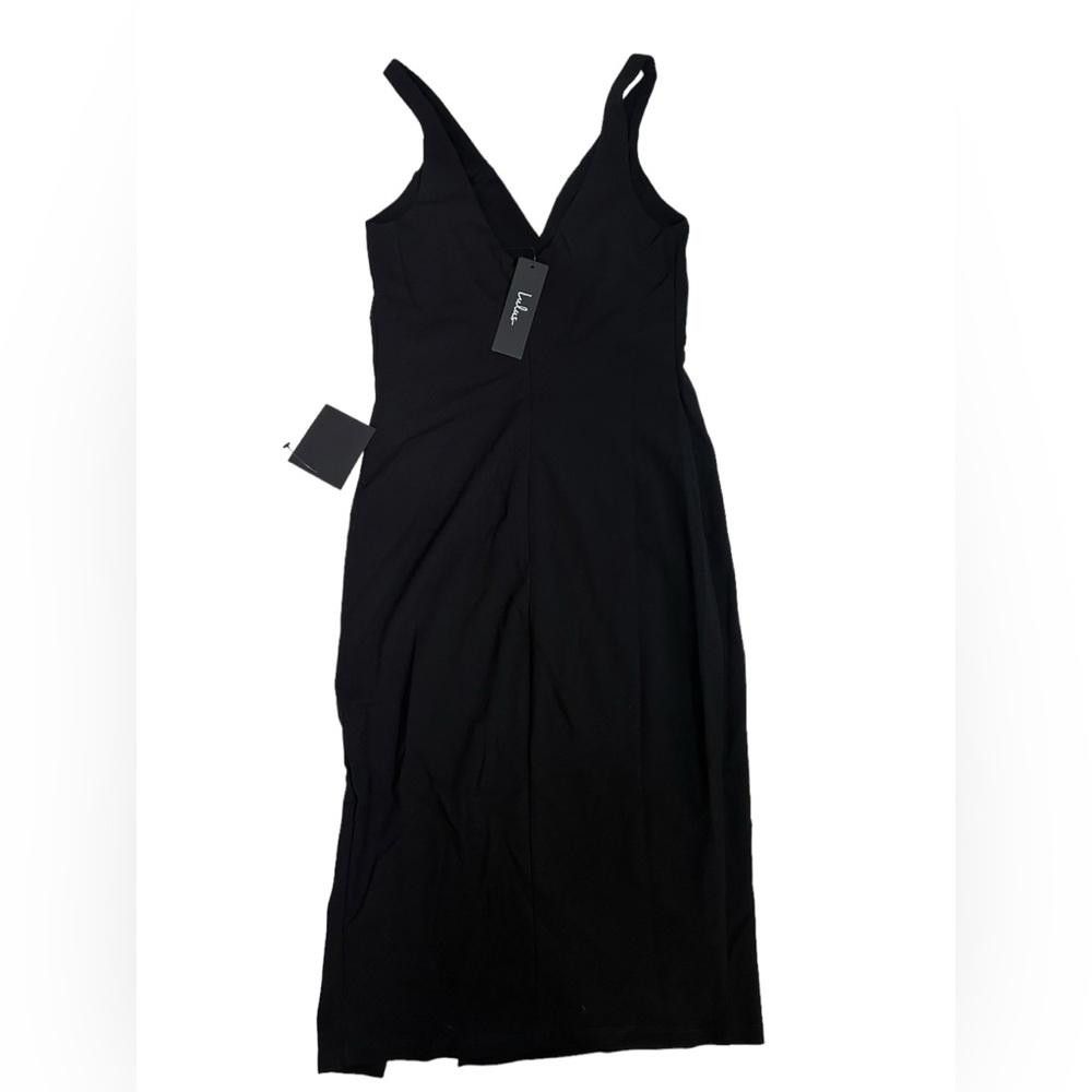 Lulus Lulus l NWT Iconic Moment Black Bodycon Midi Dress Small Size S / US 4 / IT 40 - 6 Thumbnail