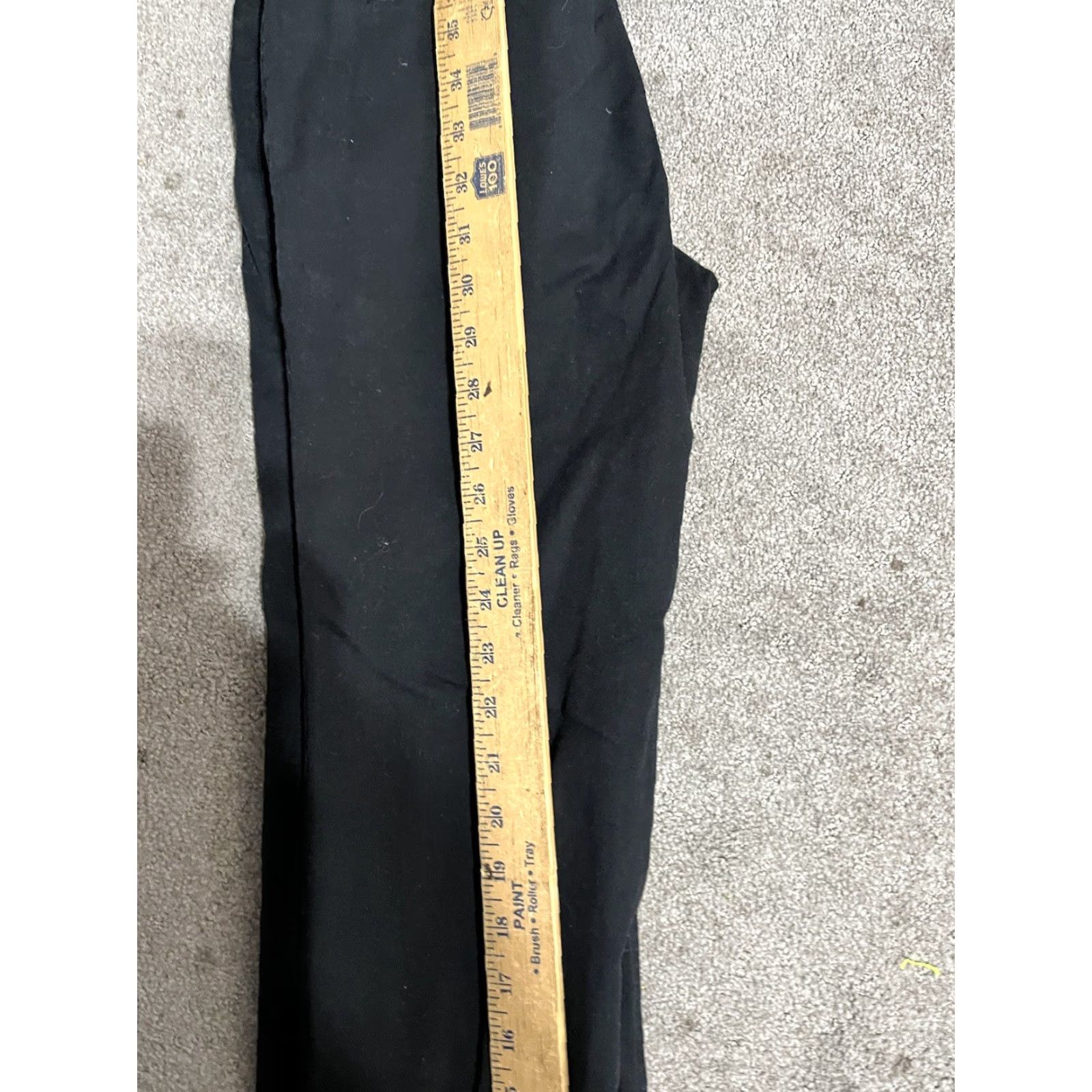 Vintage Tommy Jeans Women's Jeans Size 1 Stretch 31 Inseam Black Straight Leg Juniors 31in(Inseam) (Adult Women) Size 25" / US 0 / IT 36 - 6 Thumbnail