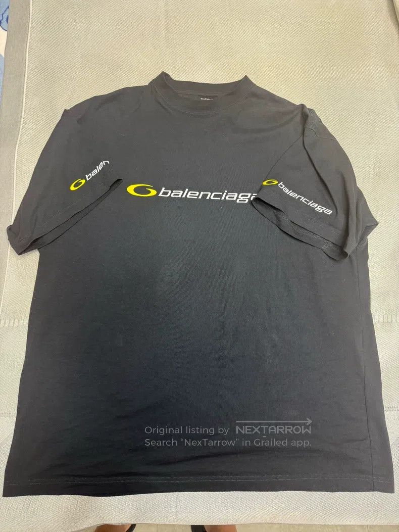 Balenciaga Balenciaga Black and Yellow Circle Logo Embroidered Short Size US M / EU 48-50 / 2 - 1 Thumbnail
