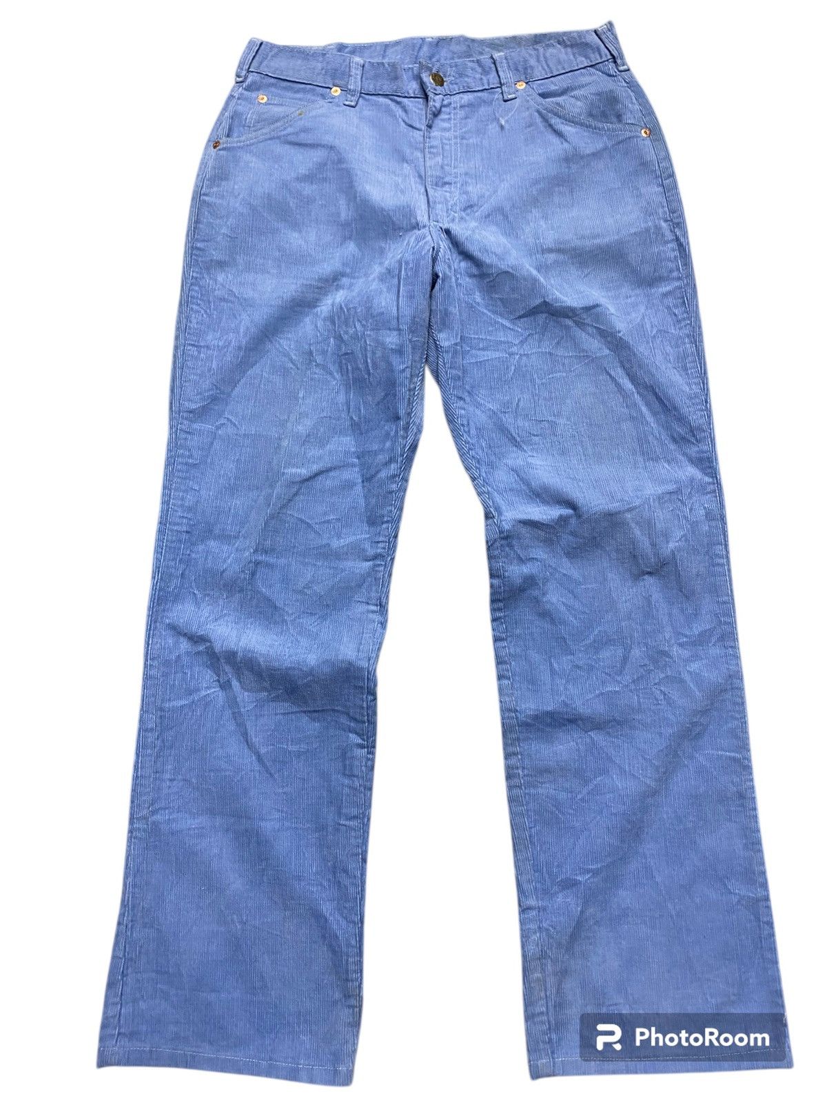 Lee Vintage Lee Riders Corduroy 70s USA🇺🇸 Size US 32 / EU 48 - 2 Thumbnail