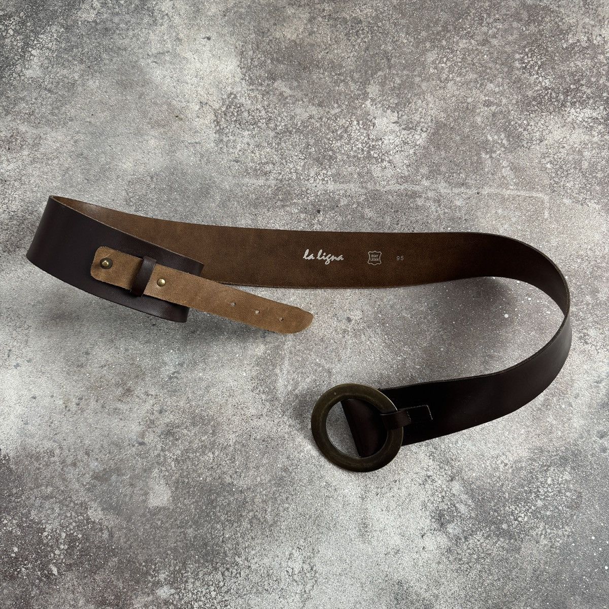 Hysteric Glamour Avant Garde Archive Real Leather Wide Statement Belt Size ONE SIZE - 6 Thumbnail
