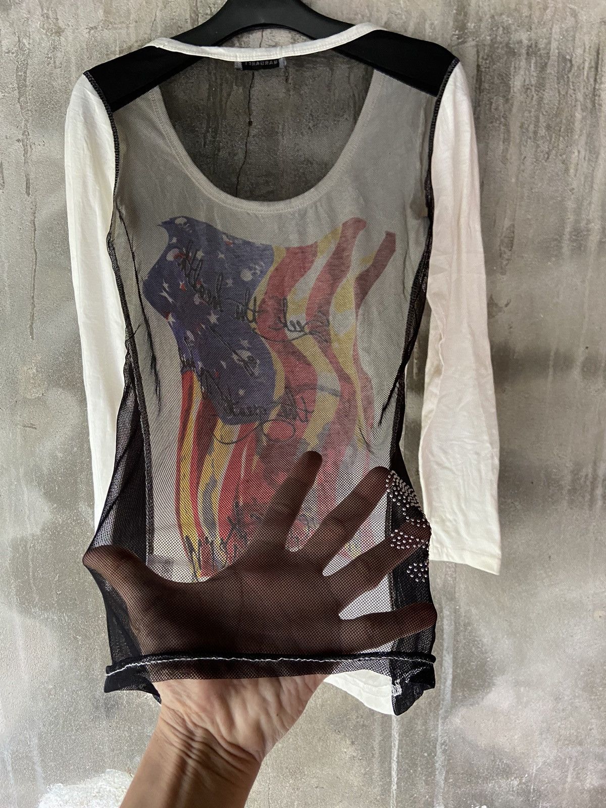 Beauty Beast × Hysteric Glamour × Japanese Brand SEEK THE HEALTH AMERICAN FLAG LONG SLEEVE Size US S / EU 44-46 / 1 - 2 Thumbnail