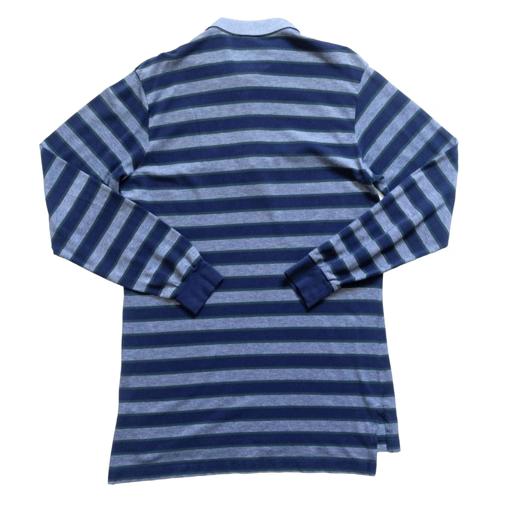 Ralph Lauren VINTAGE Ralph Lauren Polo Golf Shirt Mens 90s Stripe Cotton Sz L Gray Size US L / EU 52-54 / 3 - 3 Thumbnail