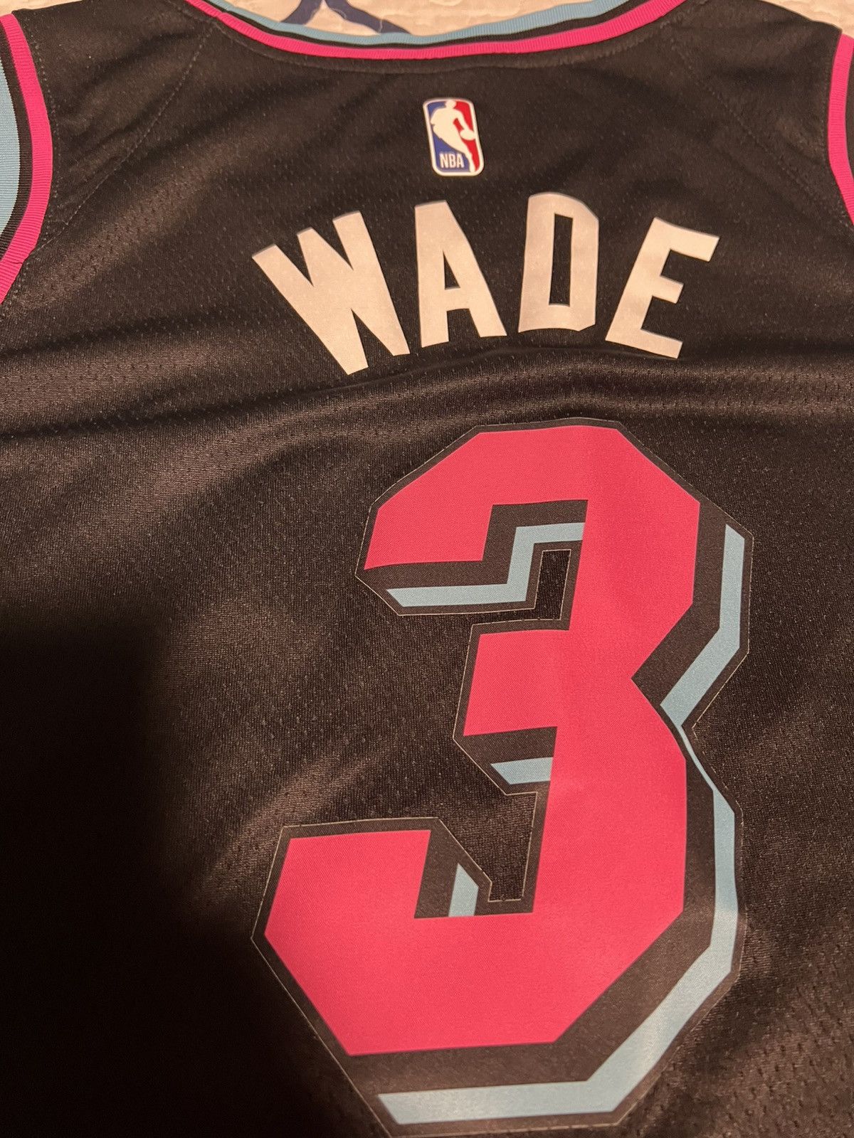 Nike Miami Heat Vice Nights Dwyane Wade Swingman Jersey Size US XL / EU 56 / 4 - 3 Thumbnail