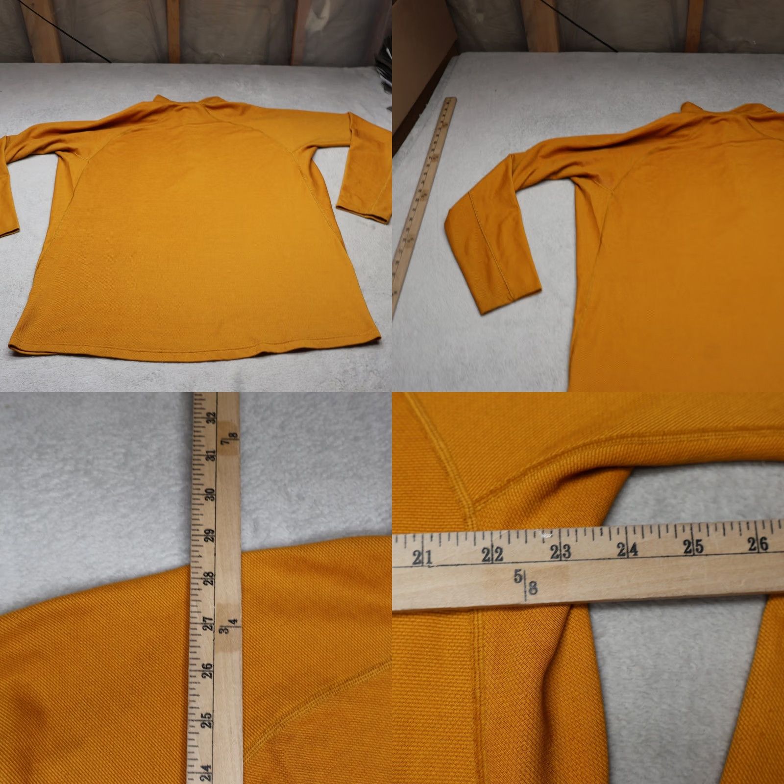 Patagonia Patagonia Shirt Men XXL Yellow Capilene 1/4 Zip Pullover Baselayer Size US XXL / EU 58 / 5 - 9 Thumbnail