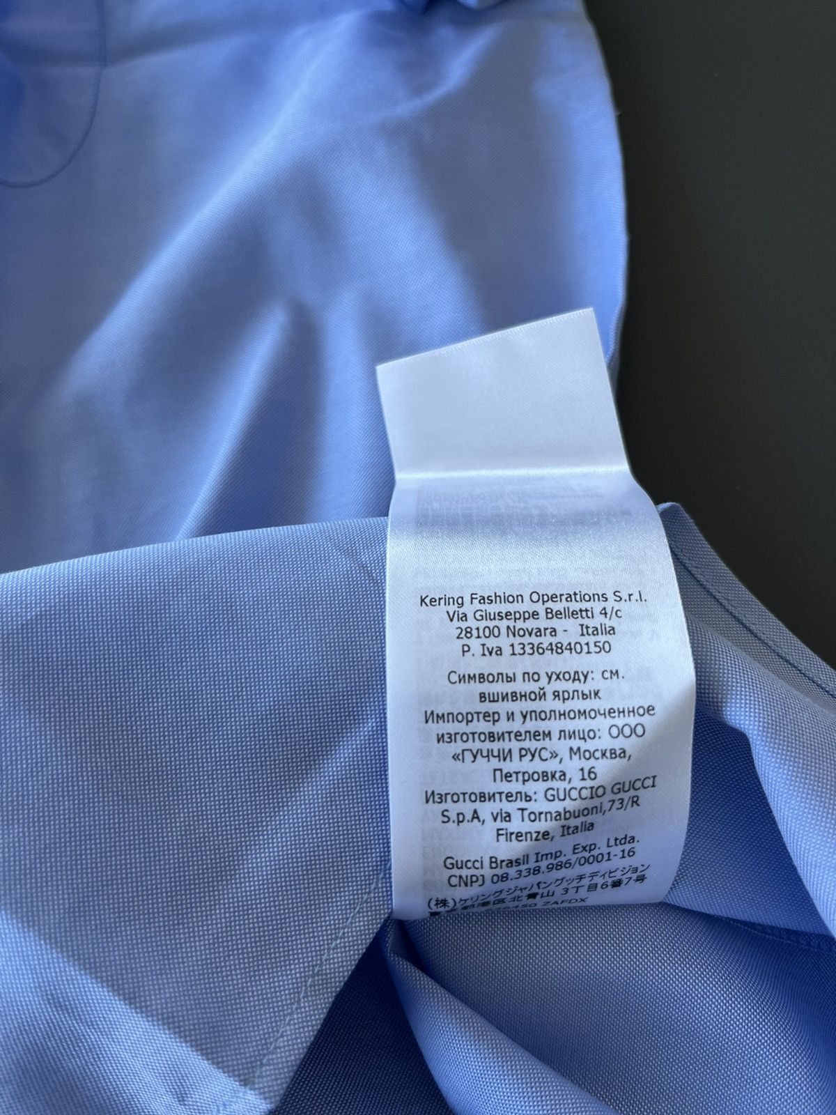 Gucci Rare Gucci Super Runway Oxford Ivory Shirt Brand New Size US L / EU 52-54 / 3 - 11 Thumbnail