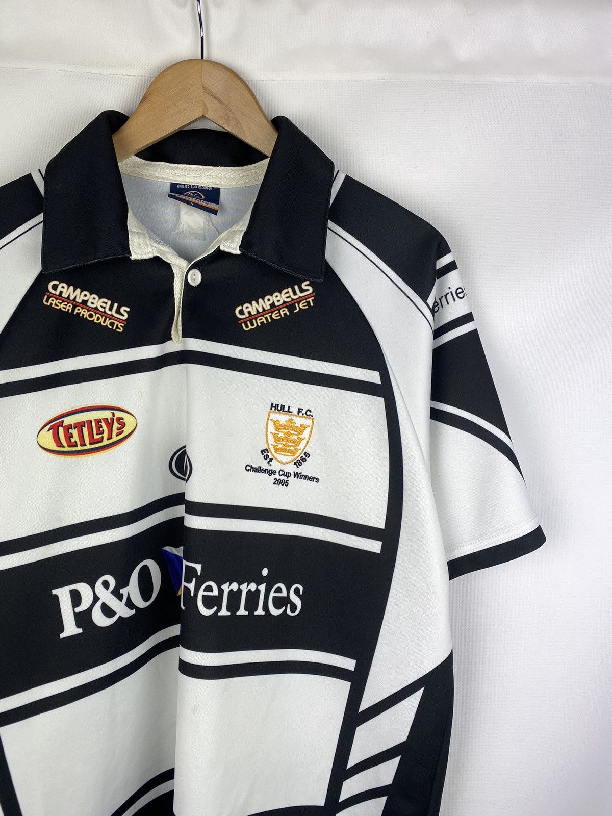 Other ISC Hull F.C. men’s rugby shirt jersey size L Size US L / EU 52-54 / 3 - 5 Thumbnail