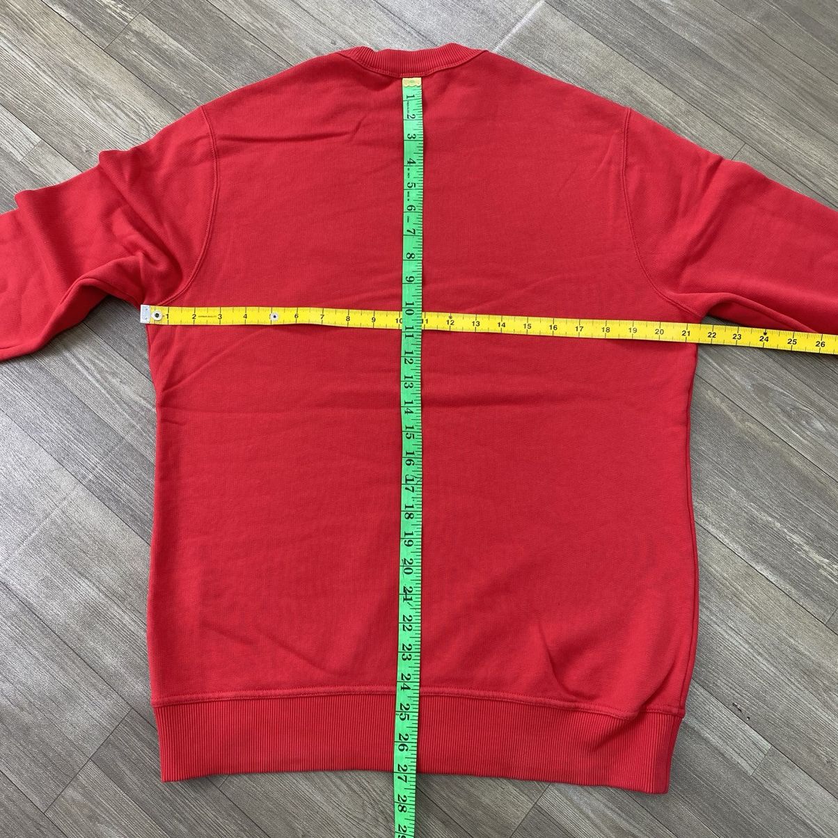 Burberry 🇵🇹Luxury Burberry TB Logo Printed Red Sweatshirt Size US S / EU 44-46 / 1 - 14 Thumbnail