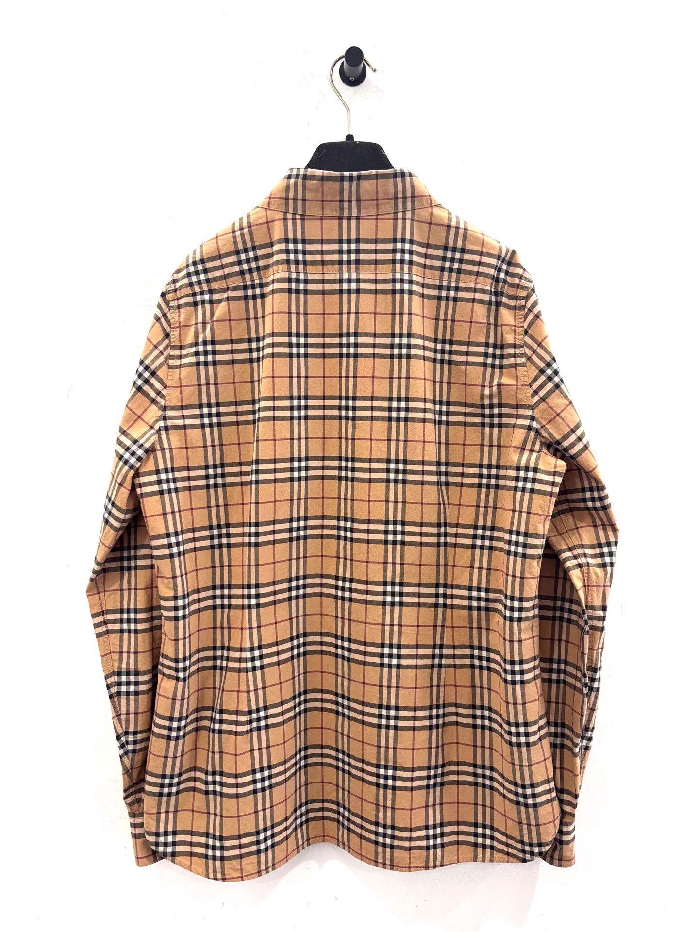 Burberry Burberry London men's brown check shirt jacket L Size US L / EU 52-54 / 3 - 6 Thumbnail