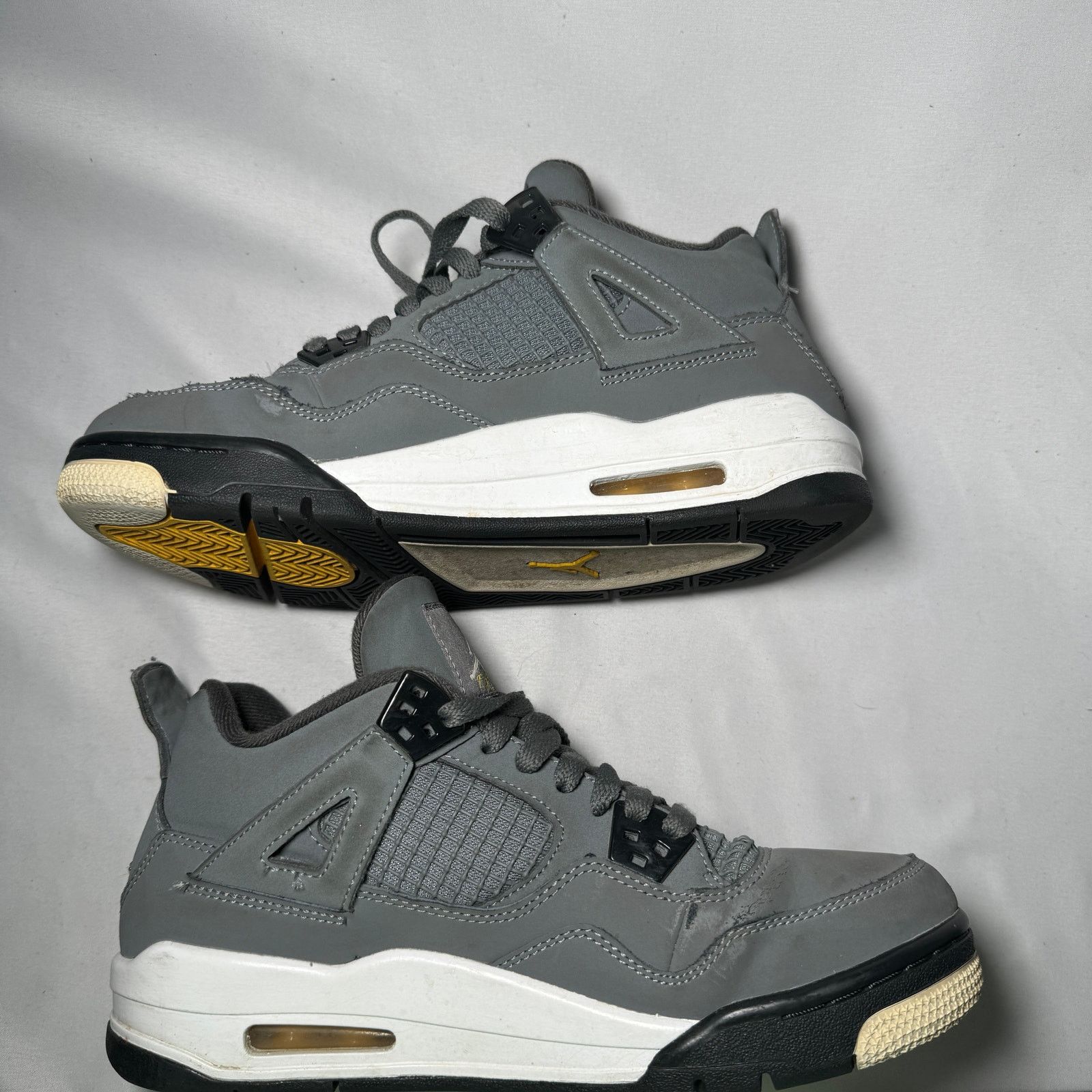 Jordan Brand × Nike Size 7 Nike Air Jordan 4 Retro GS Cool Grey 2019 Men's Shoes Size US 7 / EU 40 - 3 Thumbnail