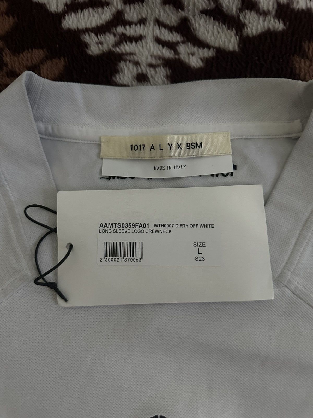 1017 ALYX 9SM Alyx Dirty OffWhite long sleeve Size US L / EU 52-54 / 3 - 2 Thumbnail