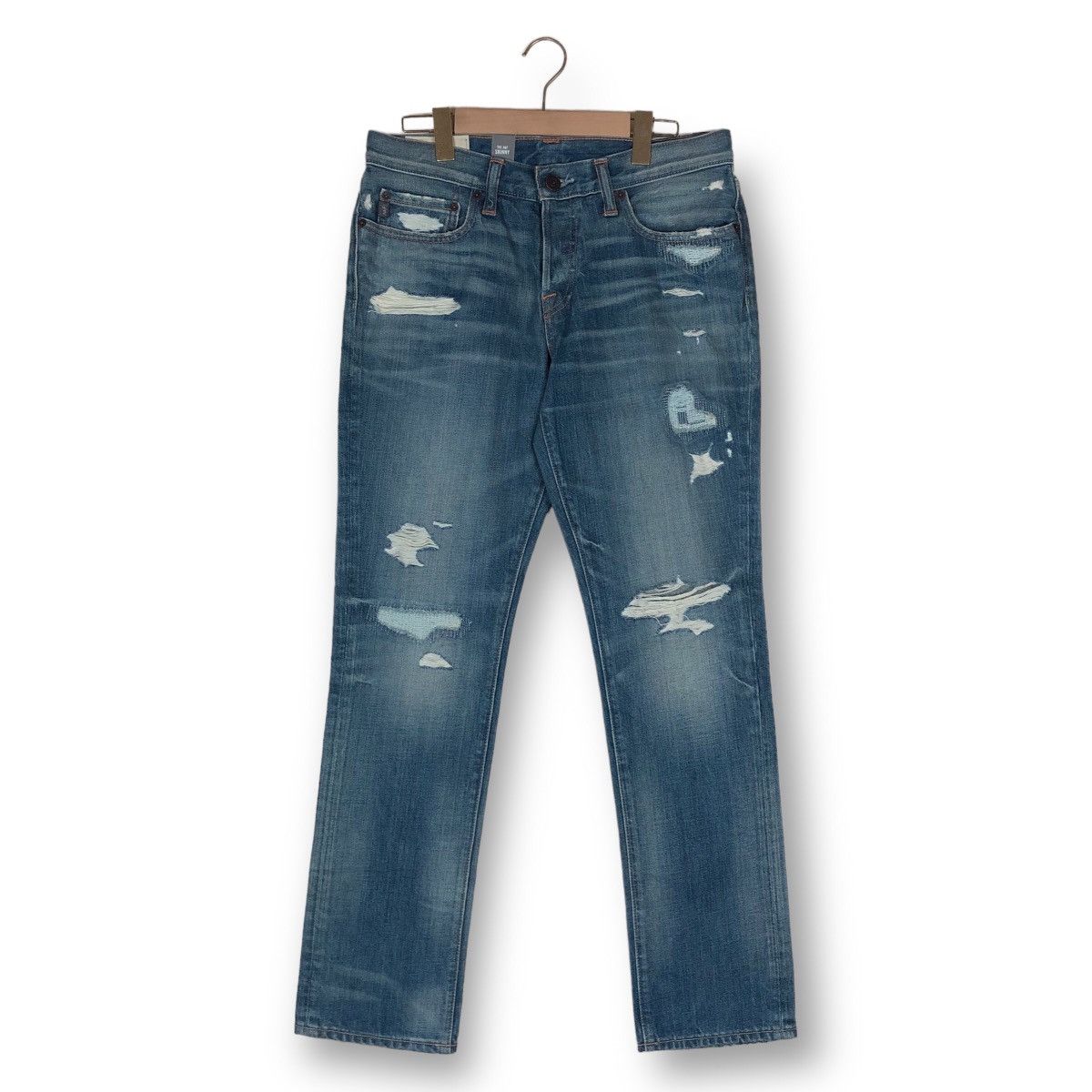 image of Abercrombie Fitch Vintage Abercrombie And Fitch Distressed Womenswear Denim in Blue, Women's (Size 