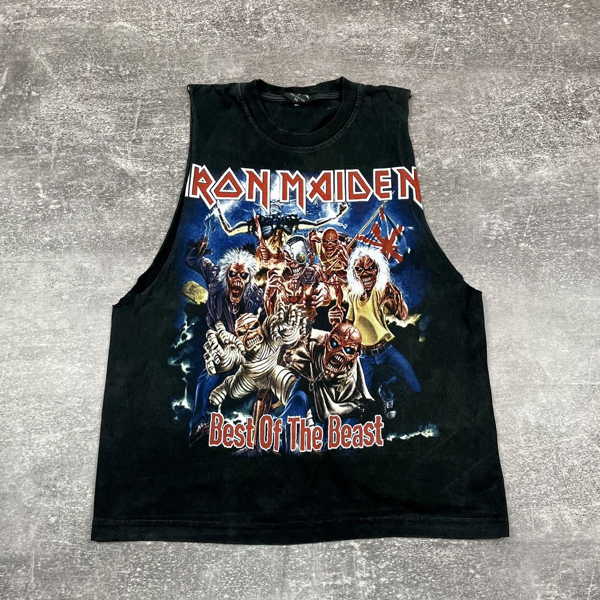 Iron Maiden × Vintage Vintage Iron Maiden Best of the Beast T Shirt Size US M / EU 48-50 / 2 - 1 Thumbnail