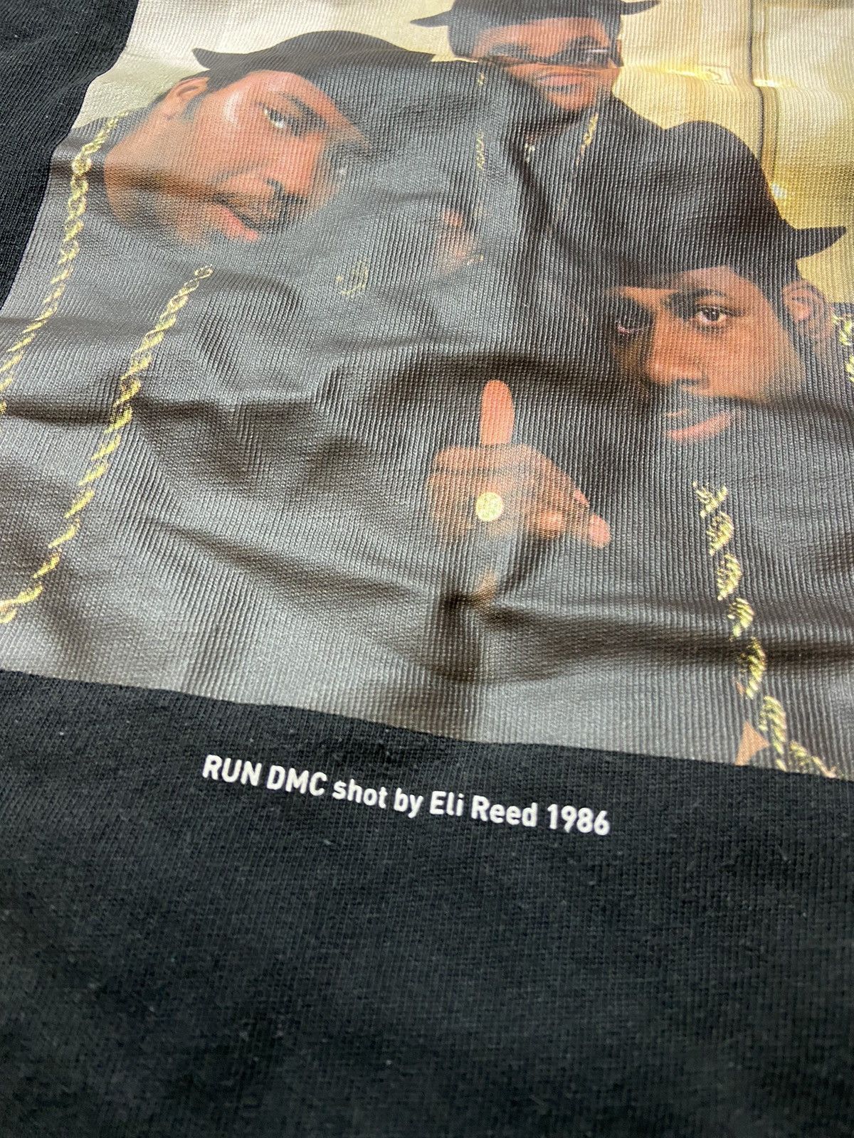Adidas × RUN DMC × Vintage RUN DMC x ADIDAS by “ ELI REED 1986” LEGENDARY PICTURE SHIRT Size US L / EU 52-54 / 3 - 3 Thumbnail