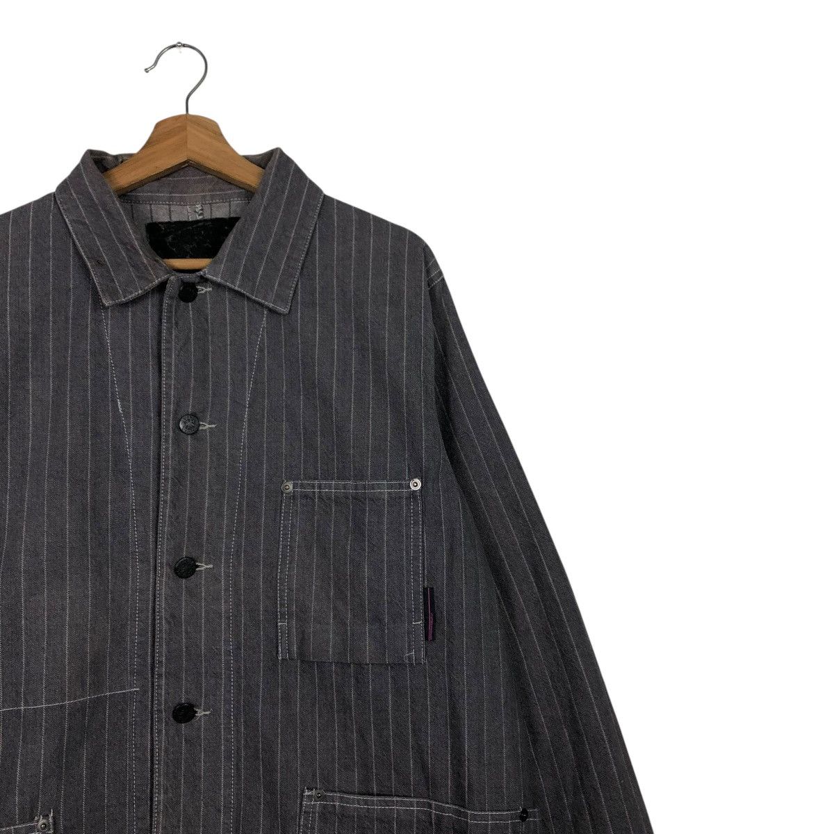 Japanese Brand 🔥VINTAGE HICKORY CHORE JACKET BREATH STRIPED ISSEY MIYAKE Size US M / EU 48-50 / 2 - 8 Thumbnail
