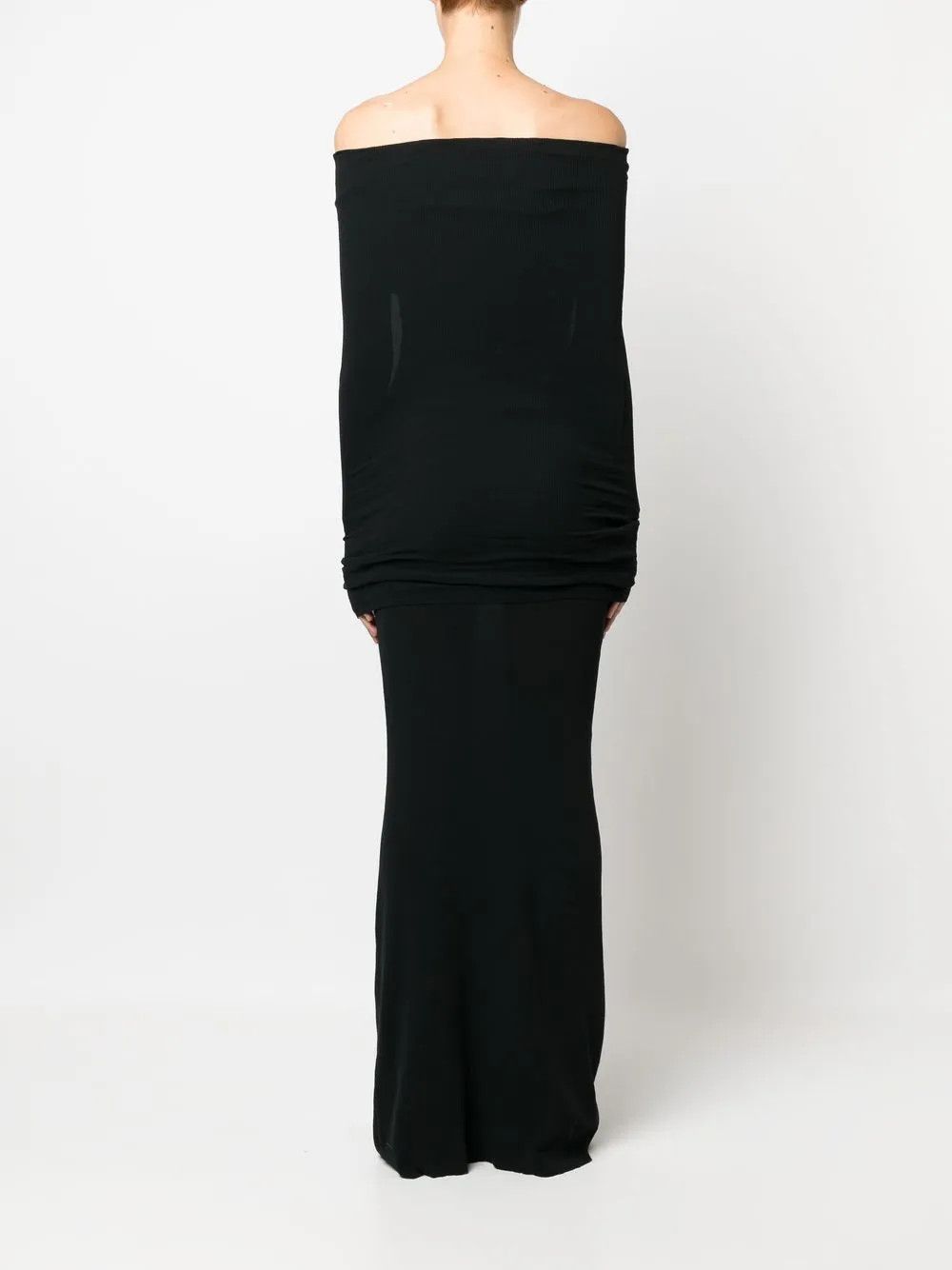 Balenciaga o1y0625 Maxi Dress in Black Size S / US 4 / IT 40 - 4 Thumbnail