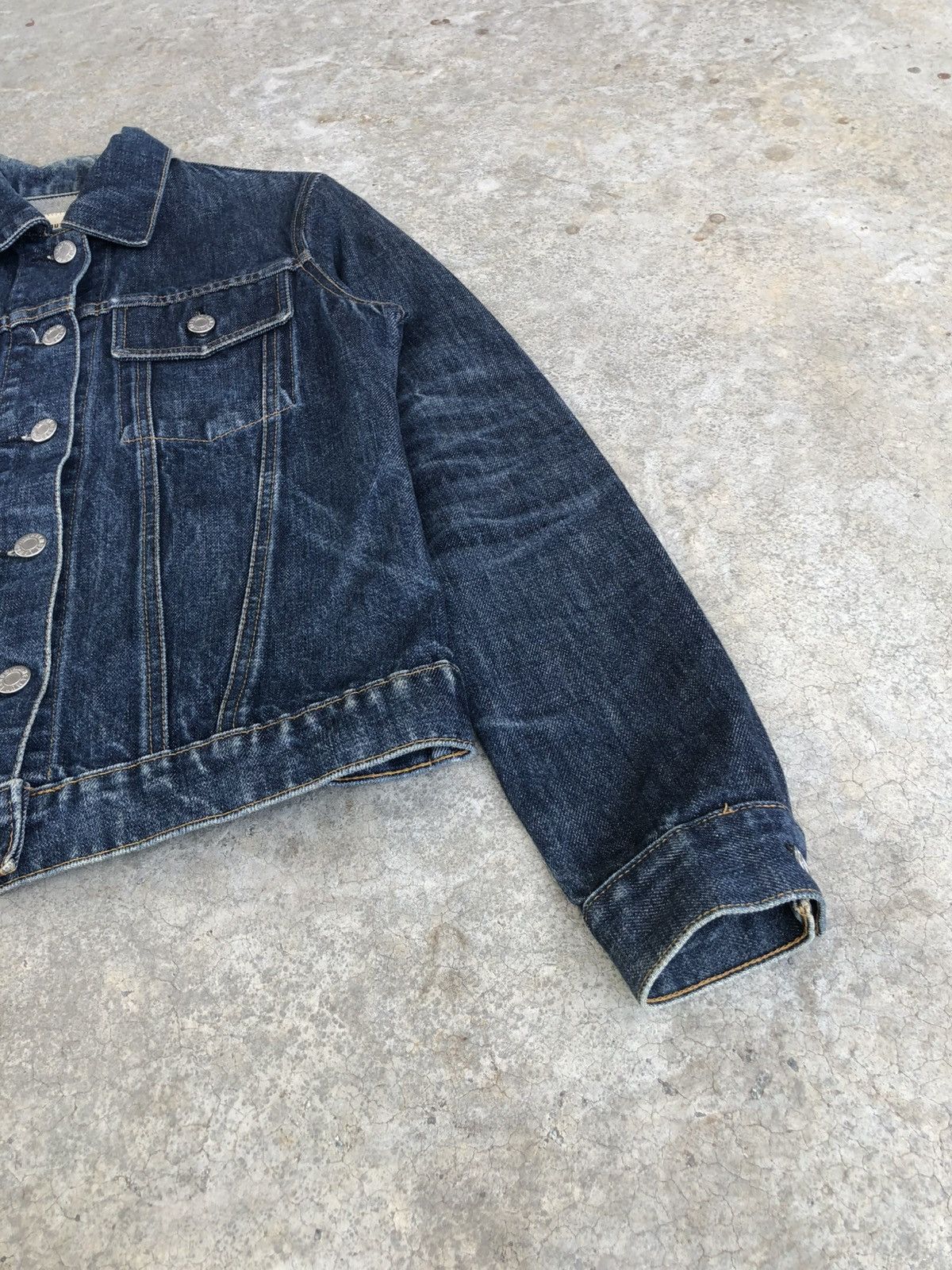Helmut Lang Helmut Lang Denim Jacket Classic Denim Distressed Size US XS / EU 42 / 0 - 8 Thumbnail