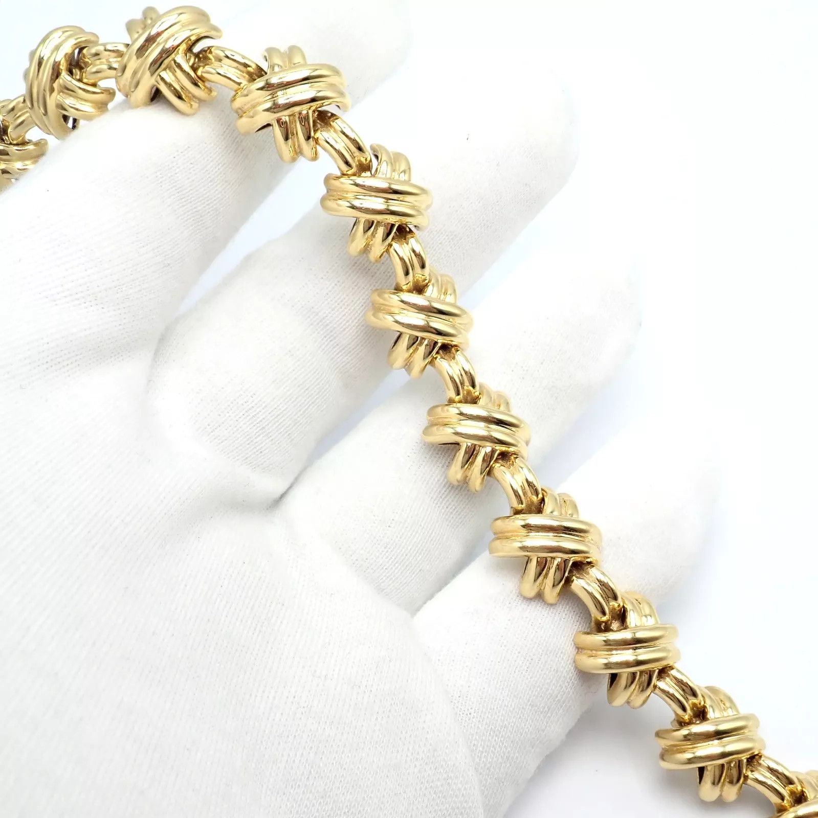 Tiffany & Co. Tiffany & Co. 18k Gold Large X Classic Signature Necklace Size ONE SIZE - 3 Thumbnail