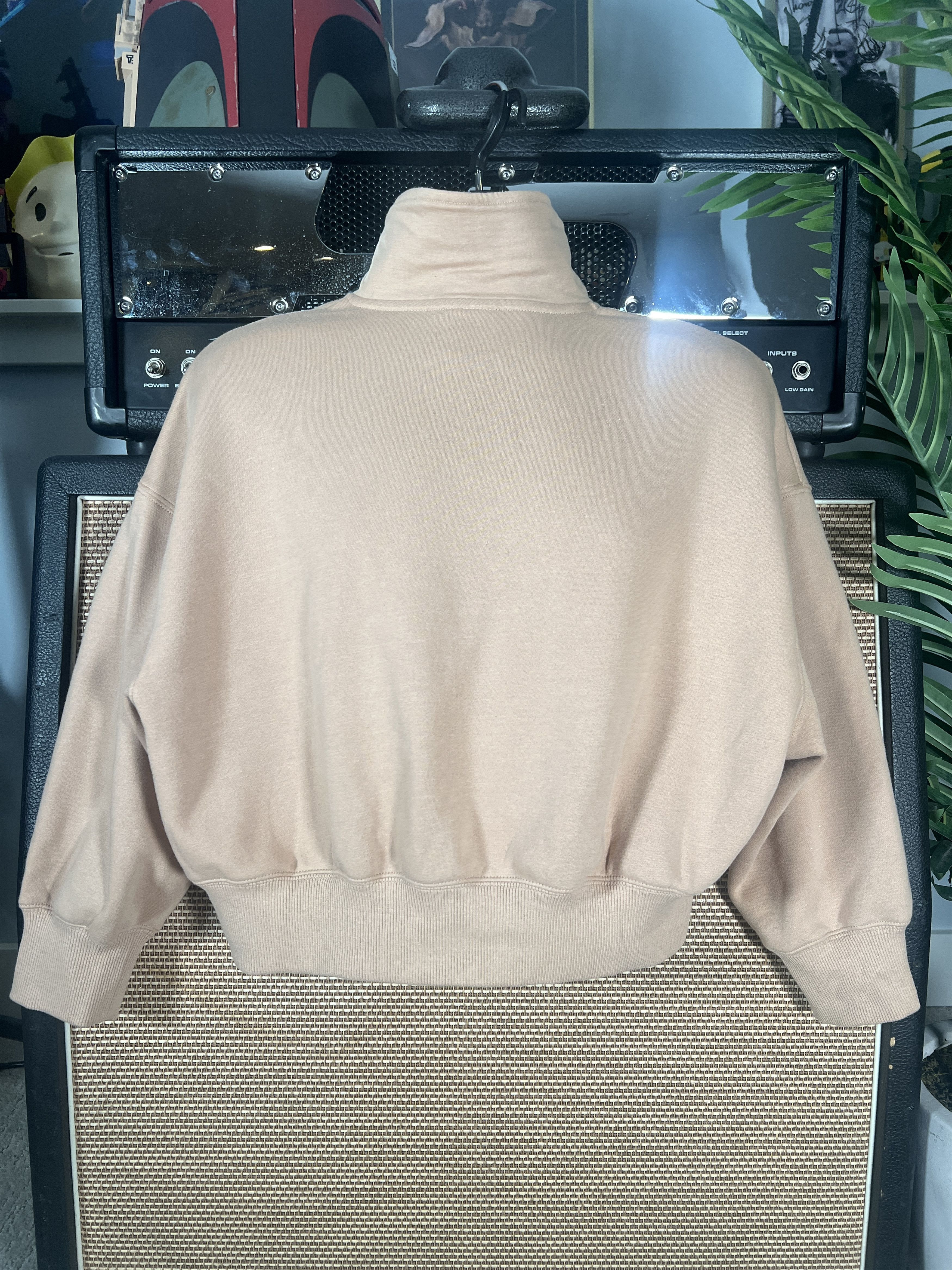 Nike Nike Women's Fleece 3/4-Sleeve Crop Polo Medium Size M / US 6-8 / IT 42-44 - 2 Thumbnail