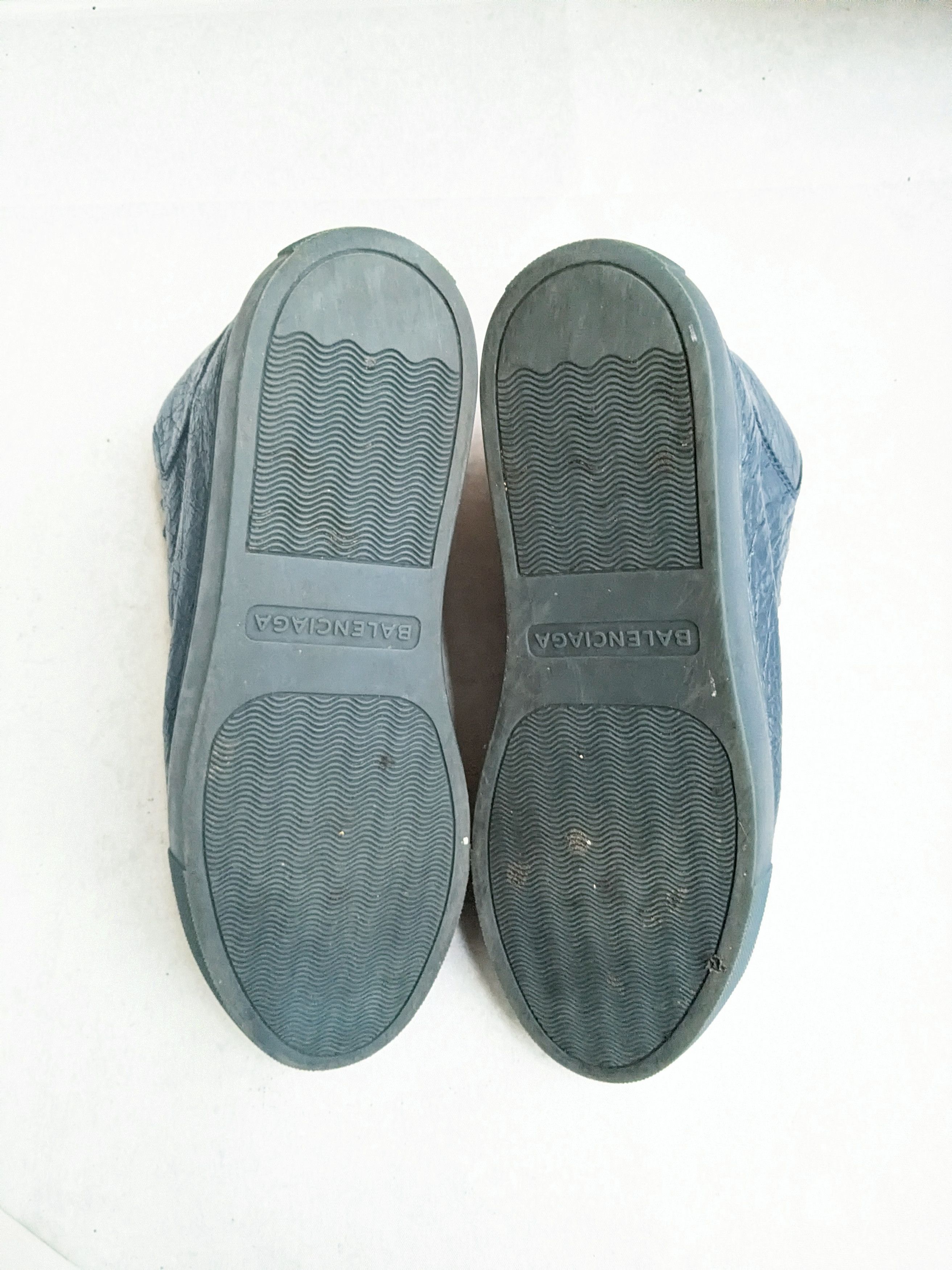 Balenciaga Balenciaga Arena Blue Leather 8 High Tops Lace Up Size US 8 / EU 41 - 12 Thumbnail