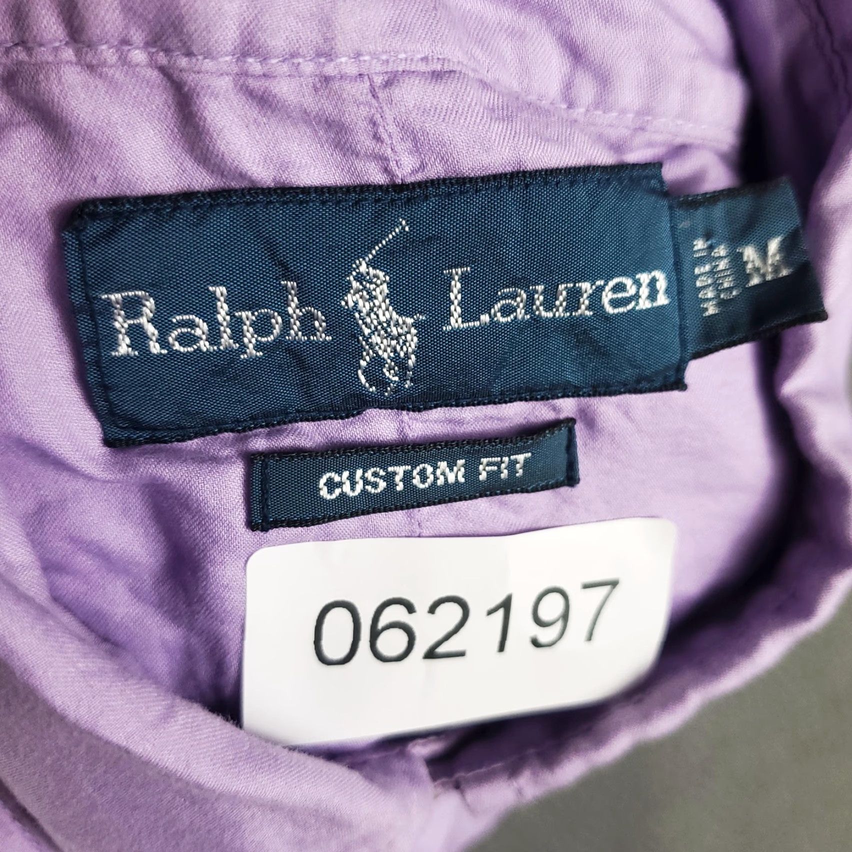 Ralph Lauren Ralph Lauren Shirt Mens Medium Purple Button-Down Long Sleeve Casual Solid Cotton Classic Preppy 90s Theme Not Vintage Mens Size US M / EU 48-50 / 2 - 8 Thumbnail