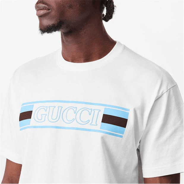 Gucci Web Box Logo T-Shirt Size US S / EU 44-46 / 1 - 5 Thumbnail