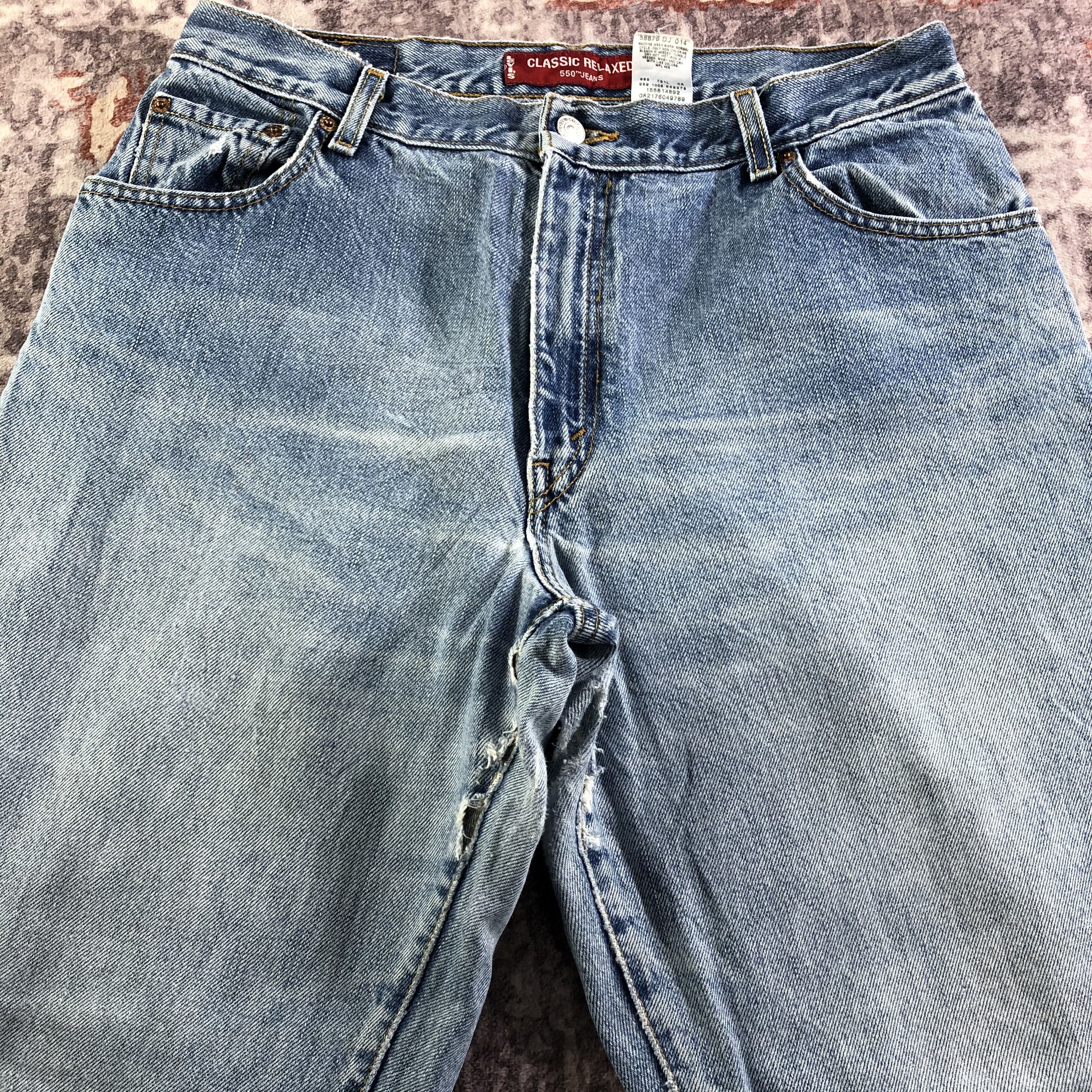 Levi's × Vintage Vintage Blue Wash Levis 550 Jeans-JM3486 Size US 33 - 3 Thumbnail