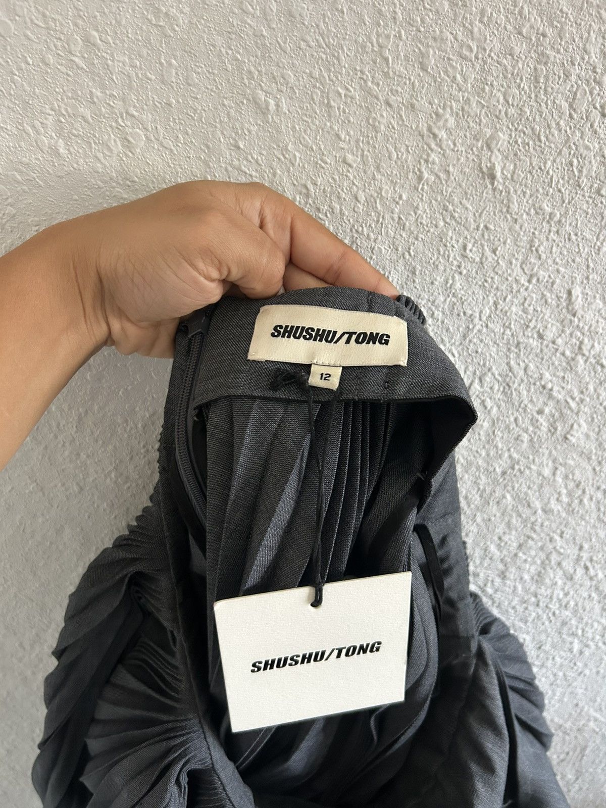 Shushu/Tong SHUSHU/TONG open-back pleated minidress Size M / US 6-8 / IT 42-44 - 7 Thumbnail