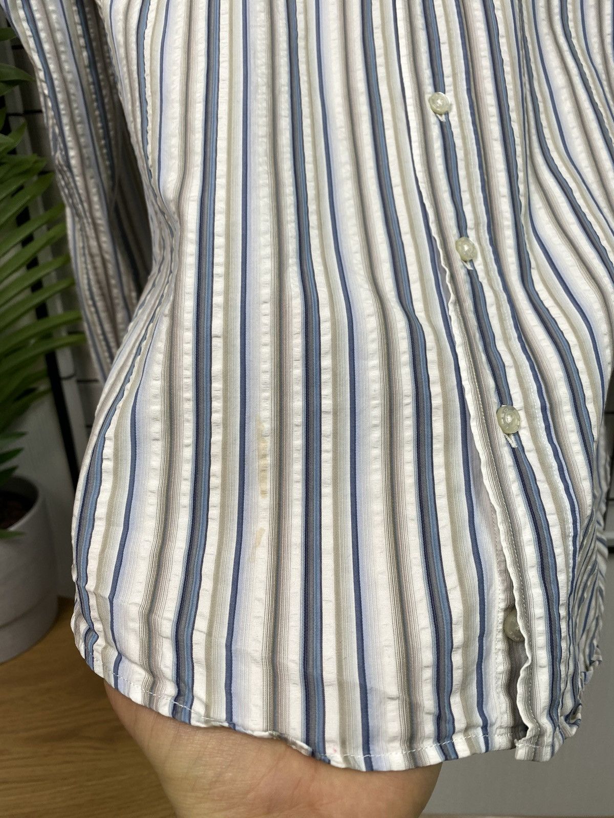 Etro Etro Multicolored Men Striped Long Sleeve Shirt size 39 Size US M / EU 48-50 / 2 - 12 Thumbnail