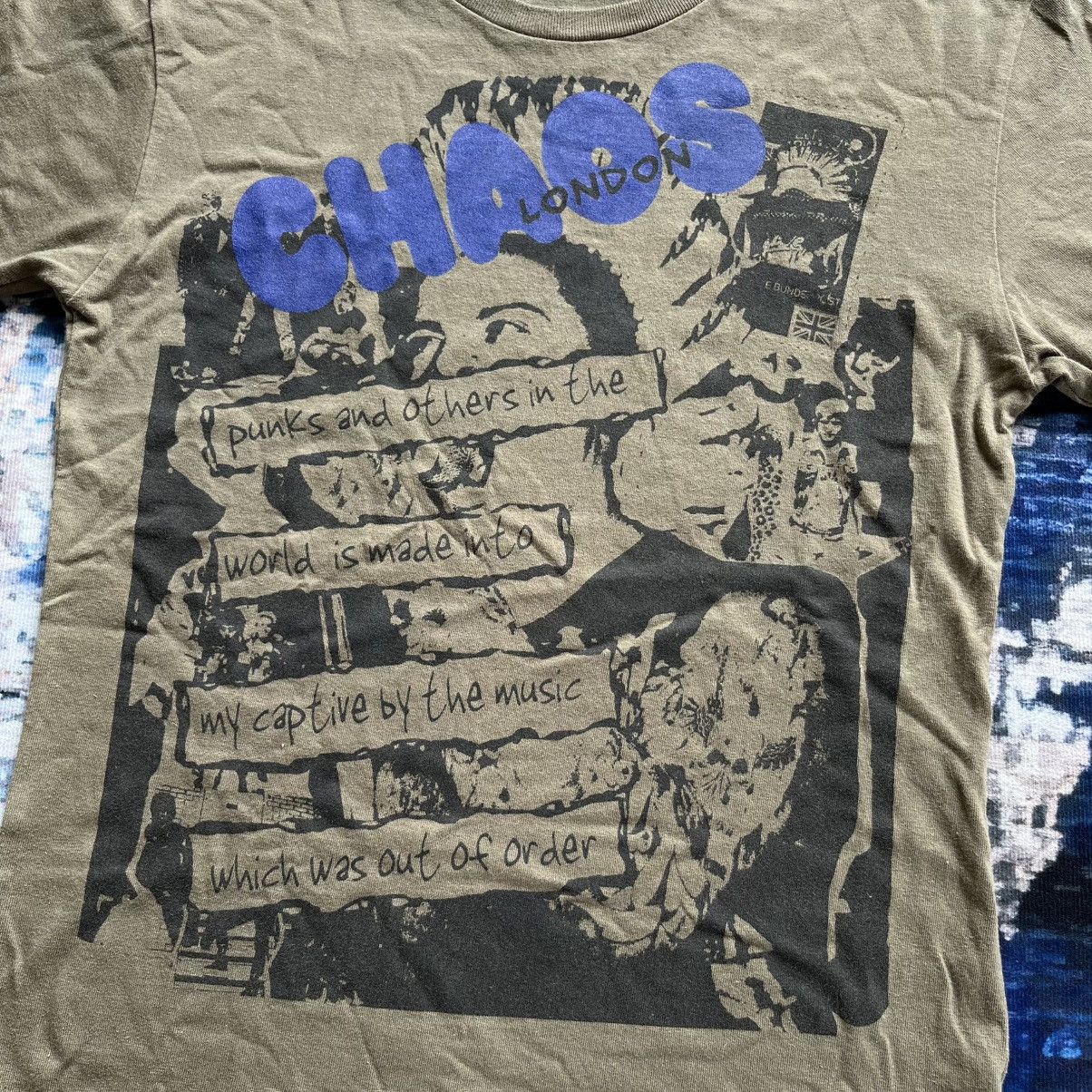 Japanese Brand RARE Chaos London Punk Tee Big Logo Japan Size US S / EU 44-46 / 1 - 2 Thumbnail