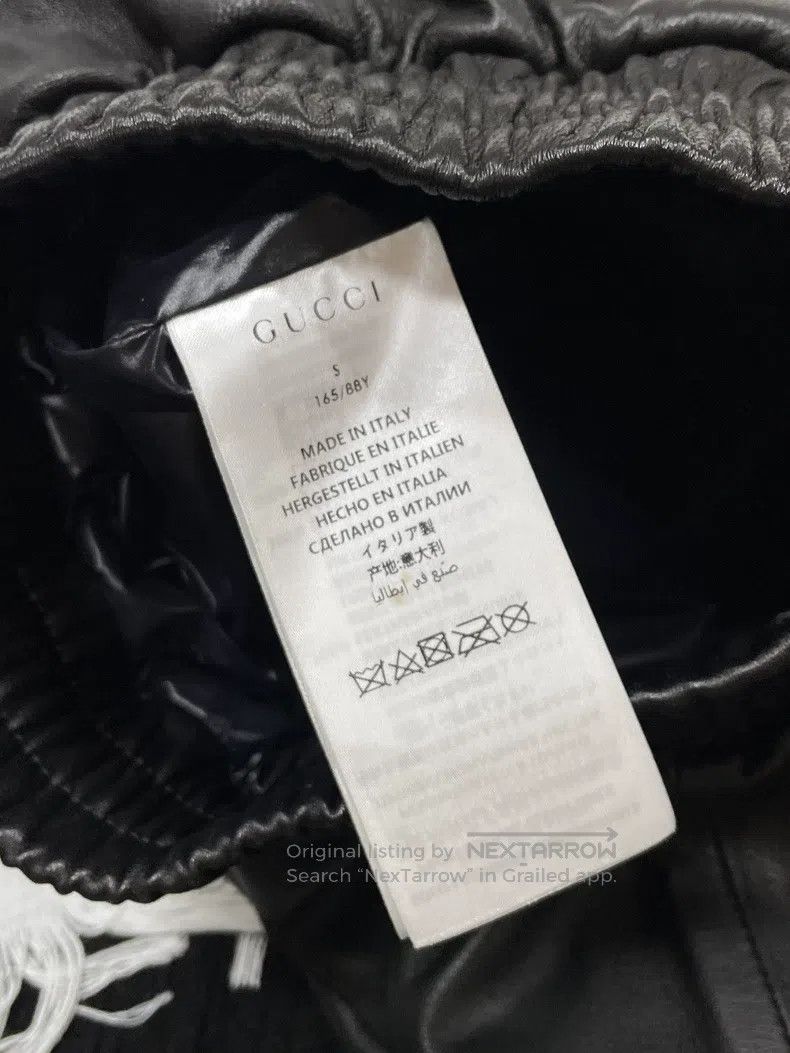 Gucci Gucci Plaid stitching gold thread embroidery double G leat Size US S / EU 44-46 / 1 - 5 Thumbnail