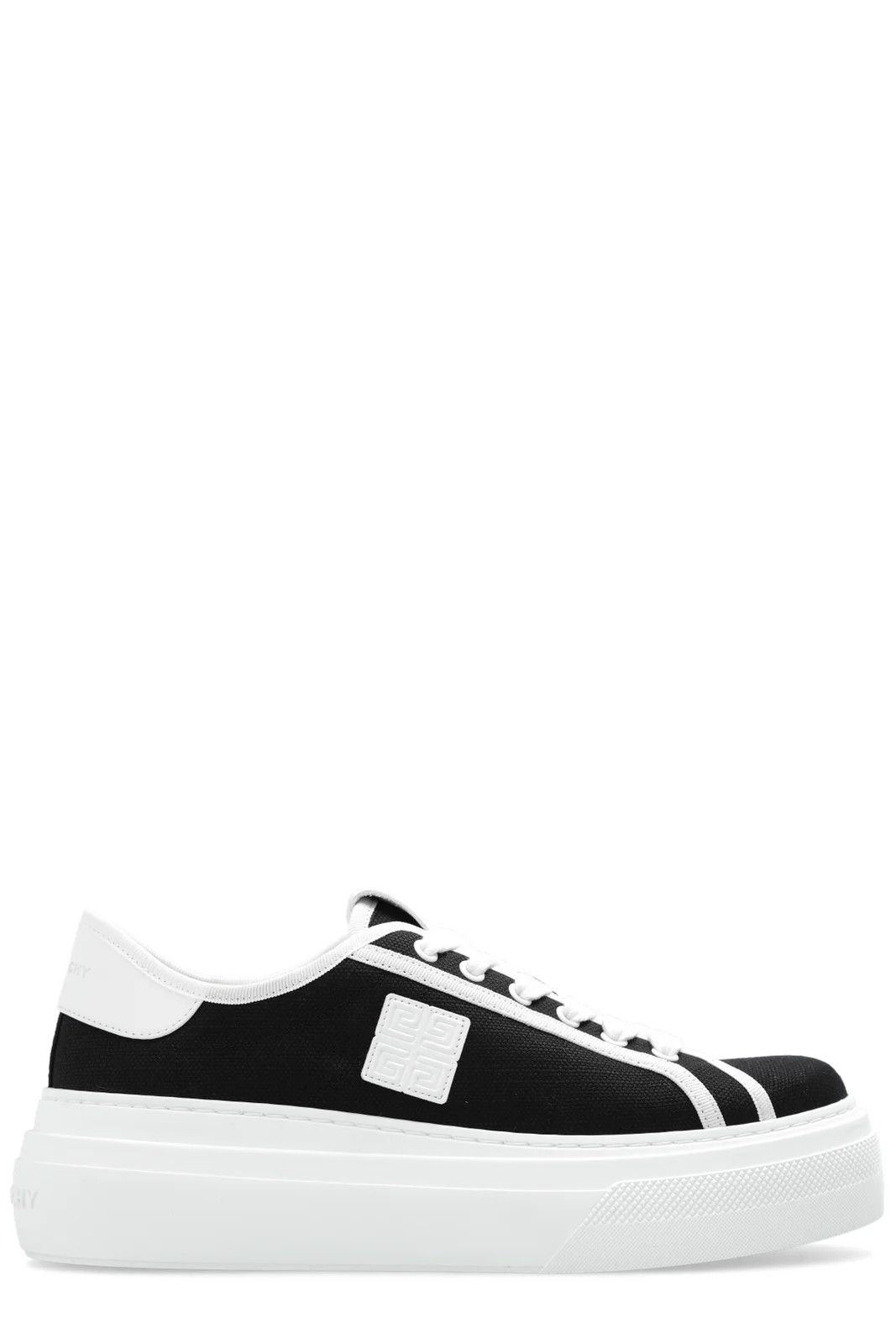 o1w1db10525 City Lace Up Sneakers Platform in Black