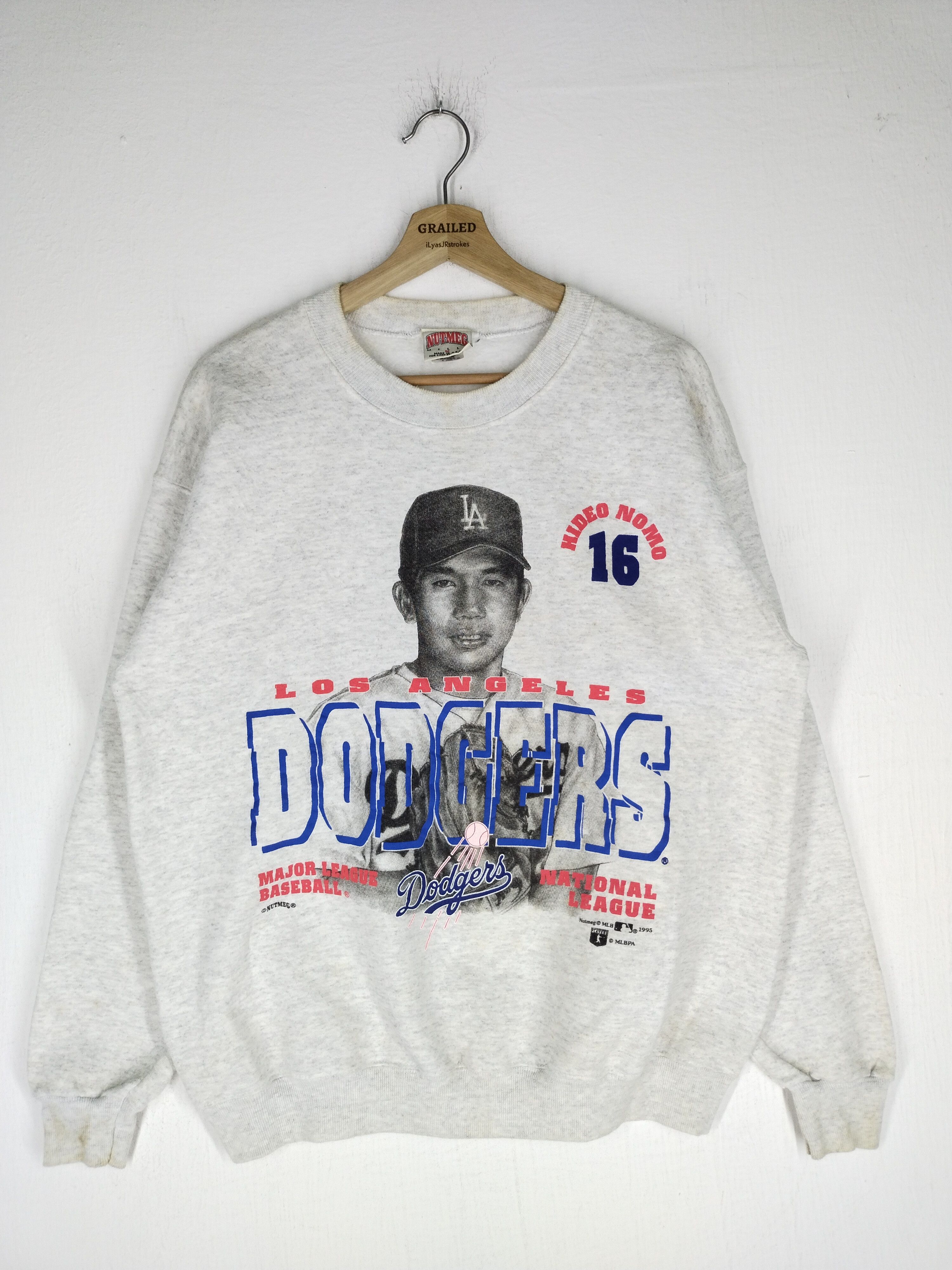 MLB × Nutmeg Vintage 1995 Hideo Nomo MLB MLBPA Sweatshirt Size US M / EU 48-50 / 2 - 1 Thumbnail