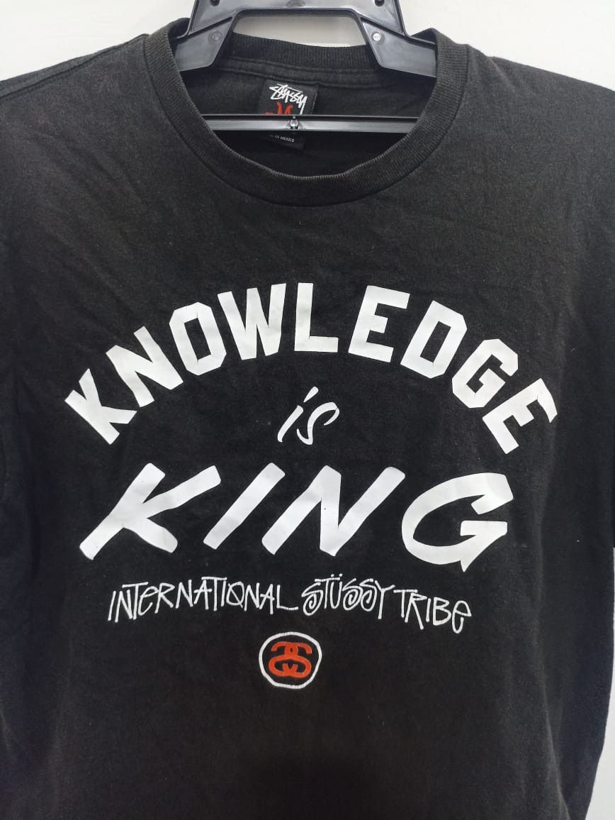 Stussy Vintage Stussy Black Tshirt Size US L / EU 52-54 / 3 - 5 Thumbnail