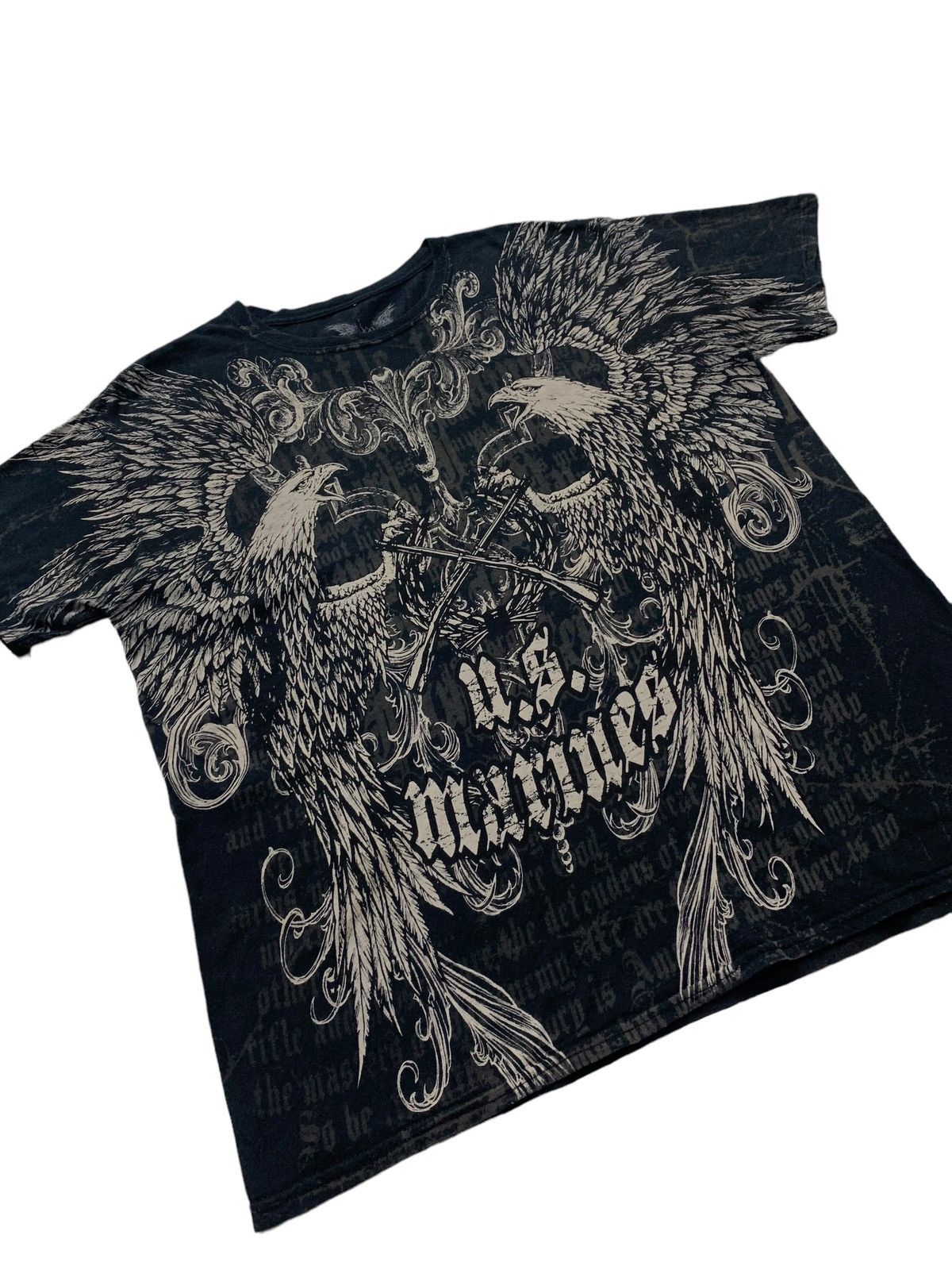 Affliction × Hysteric Glamour × If Six Was Nine Apprime Crazy Goth Poems Affliction style Y2k Tshirt Size US L / EU 52-54 / 3 - 4 Thumbnail