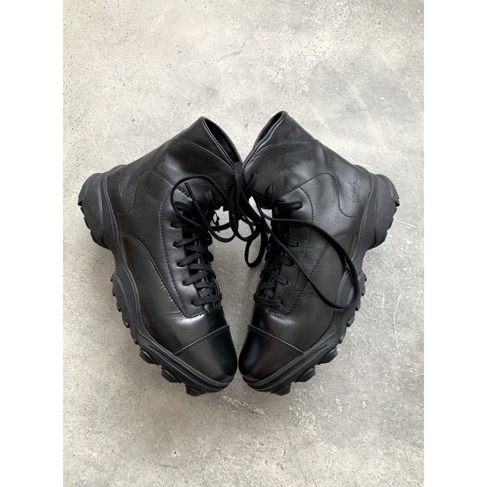 Adidas ADIDAS Y-3 GSG9 HIGH BOOTS COMBAT SIZE US 6.5 UK 6 EU 39 1/3 BLACK Leather Mens Shoes Sneaker 2023 Size US 6 / EU 39 - 3 Thumbnail