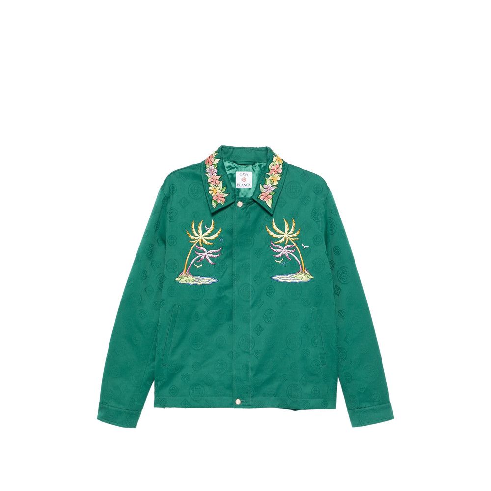 Casablanca Casablanca GREEN Jackets - Shirt Jackets Size US L / EU 52-54 / 3 - 1 Thumbnail