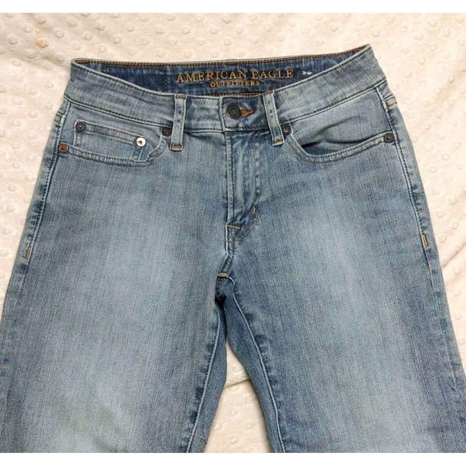 American Eagle Outfitters American Eagle Outfitters Jeans Women Skinny 26 Regular 28 Inseam Blue Denim Stretch Distressed 4 Extreme Flex 80s 90s Grunge City Fashion Size 26" / US 2 / IT 38 - 4 Thumbnail
