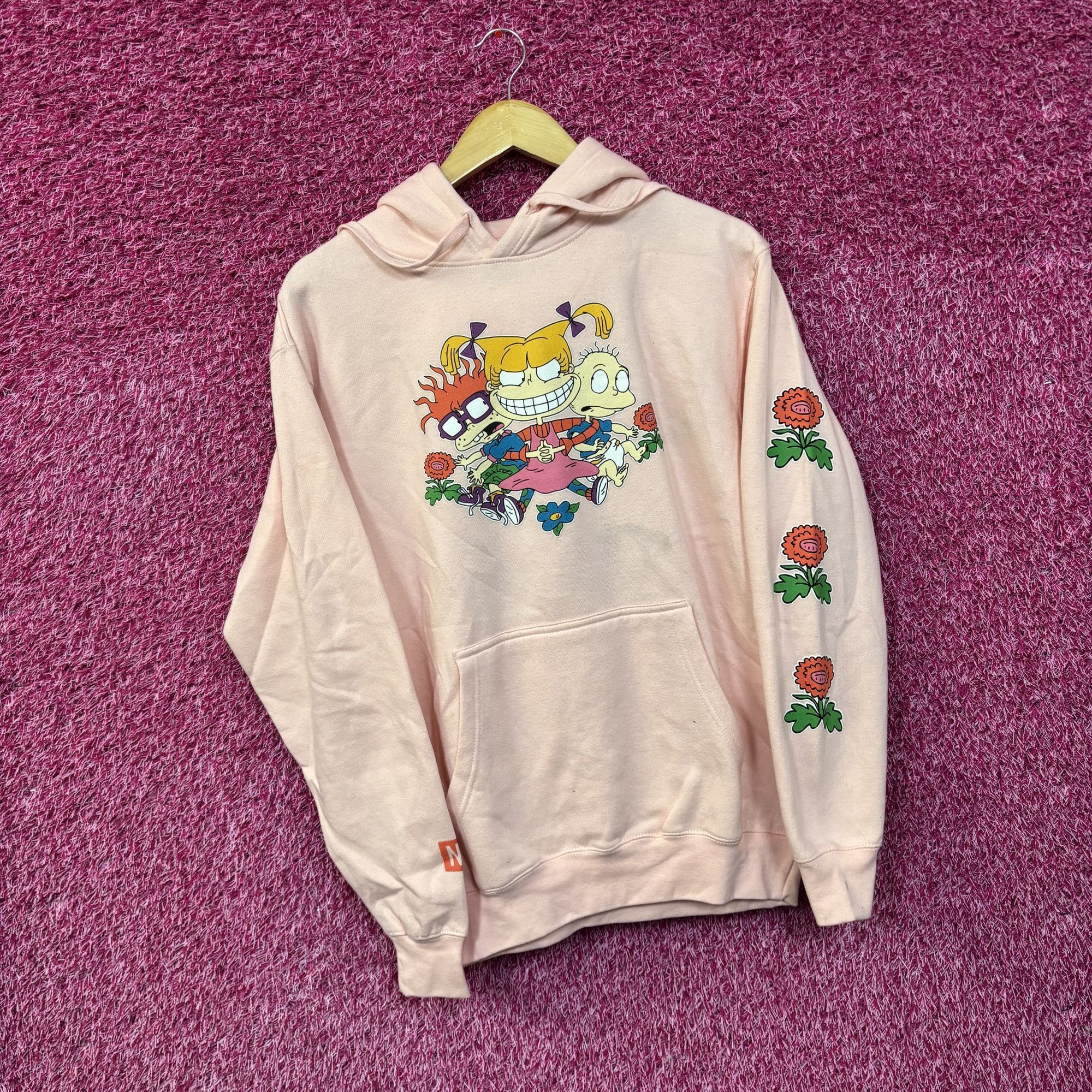 Nickelodeon Rugrats Neff Pink Hoodie Pullover Medium Size US M / EU 48-50 / 2 - 2 Thumbnail