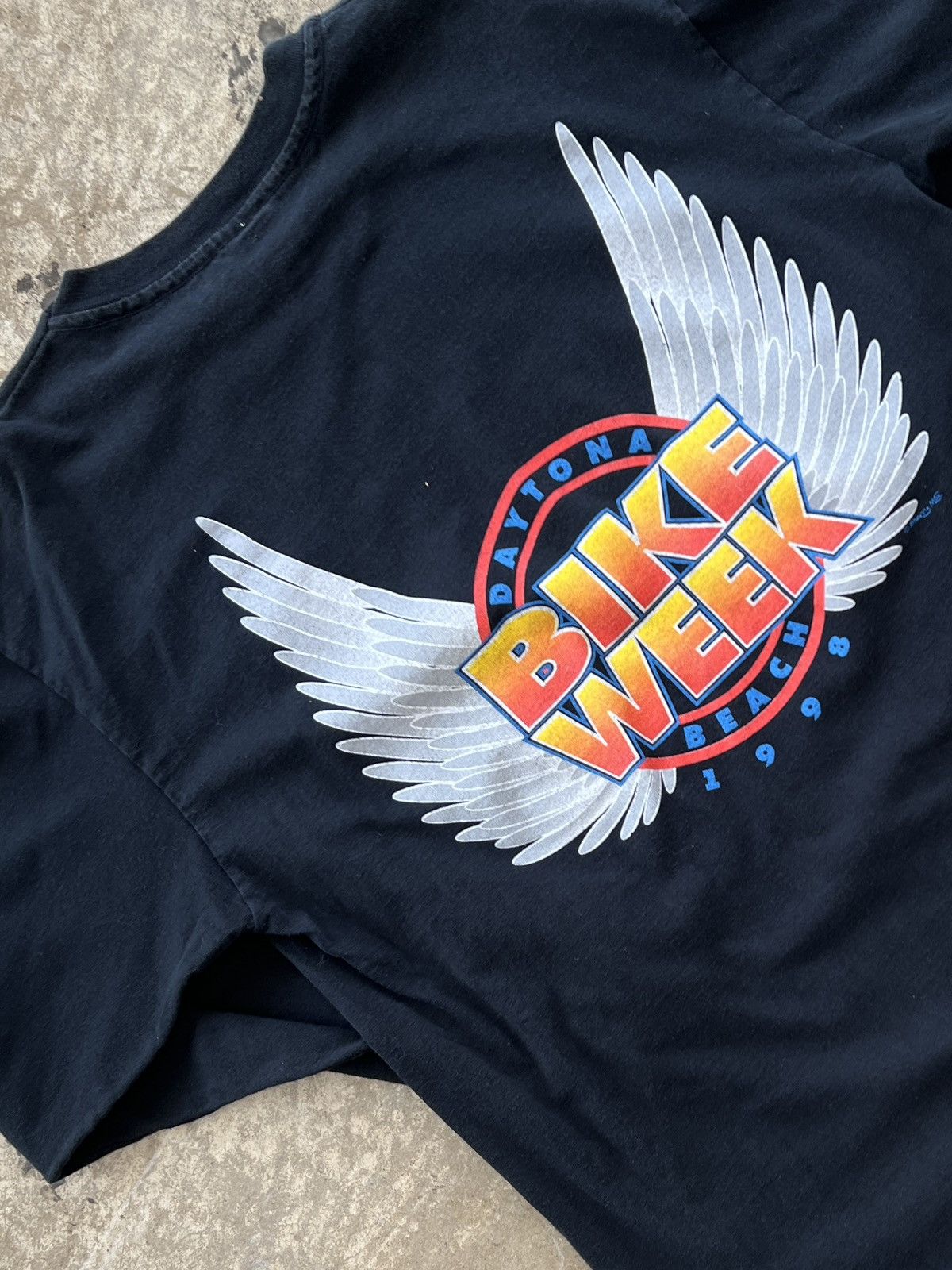 Harley Davidson Vintage 1998 Bike Week Daytona Beach Motorcycle LS Flame 3XL Size US XXL / EU 58 / 5 - 4 Thumbnail