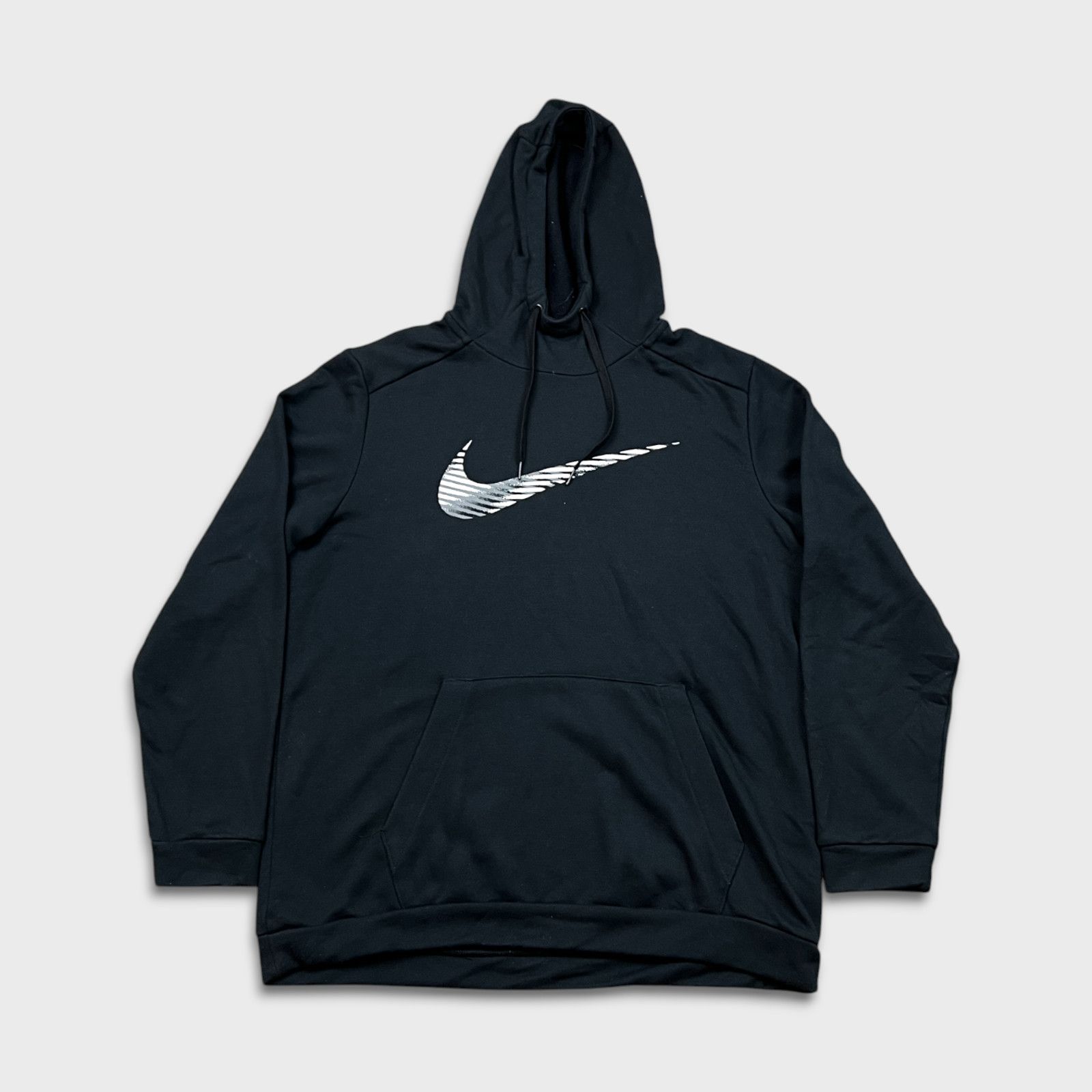 Nike × Vintage Nike Sportswear Hoodie Large Swoosh Fleece Pullover Hooded Size US L / EU 52-54 / 3 - 1 Thumbnail