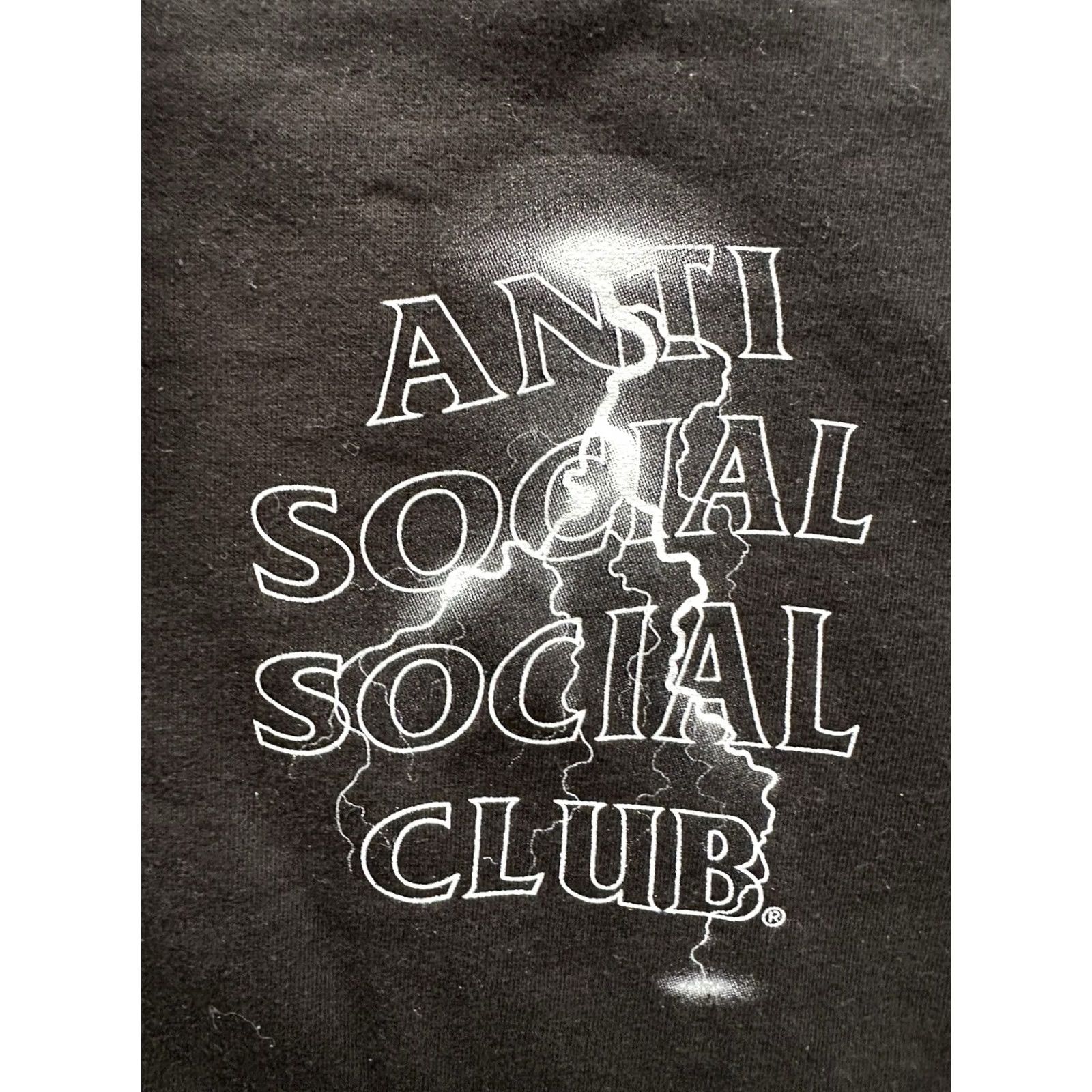 Anti Social Social Club Anti Social Social Club Hoodie Lightning Graphic Black Mens Size Large USA Made Size US L / EU 52-54 / 3 - 4 Thumbnail