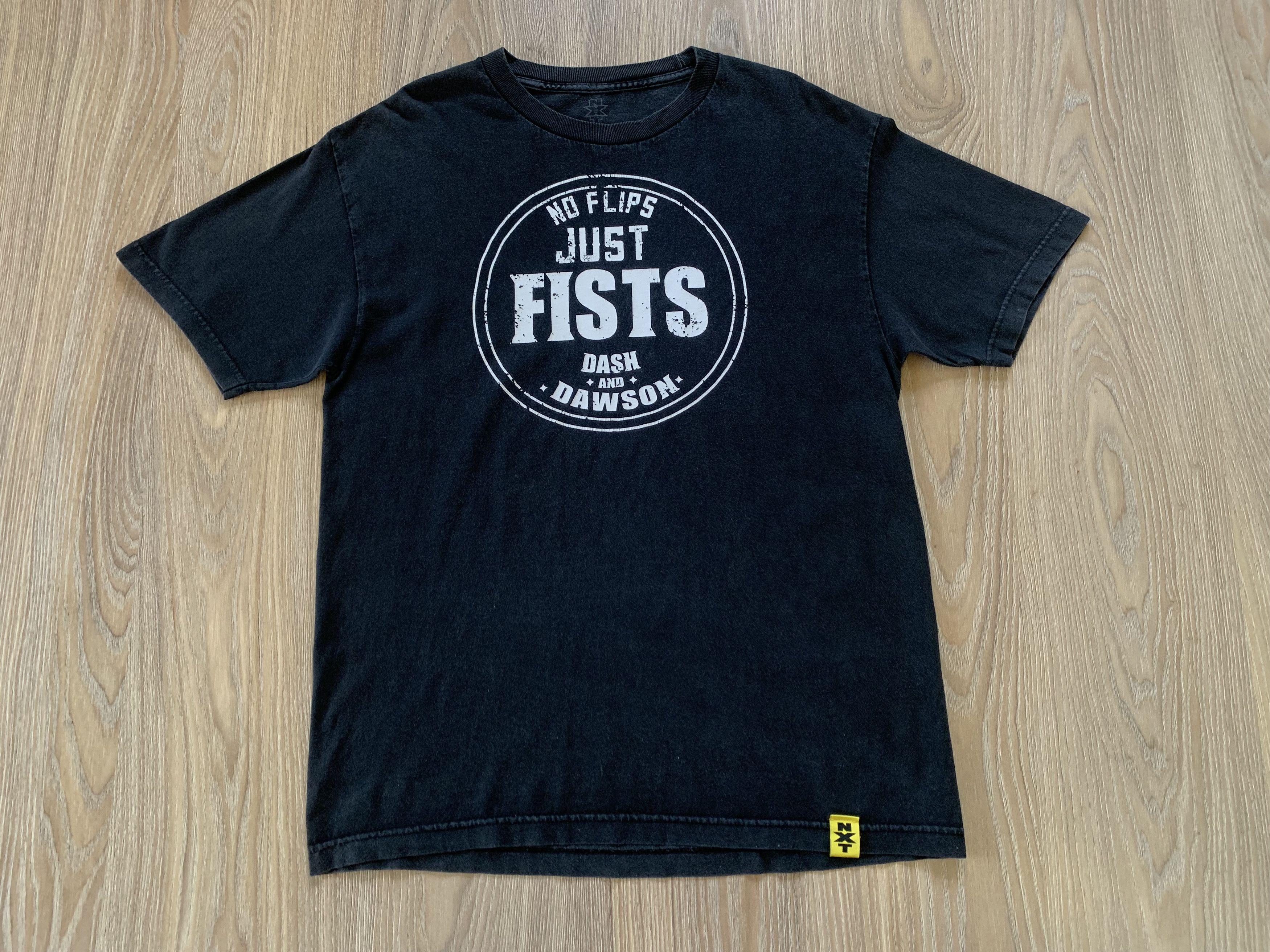 WWE Vinatage The Revival No Flips Just Fists Authentic T-Shirt Size US L / EU 52-54 / 3 - 2 Thumbnail