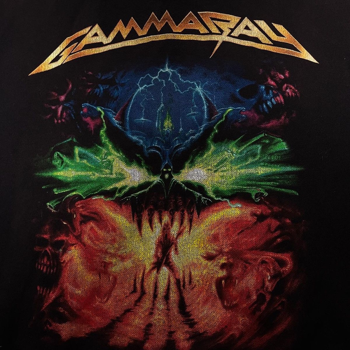 Band Tees × Vintage 90s Vintage Gamma Ray German Power Metal Band Hoodie Size US M / EU 48-50 / 2 - 5 Thumbnail