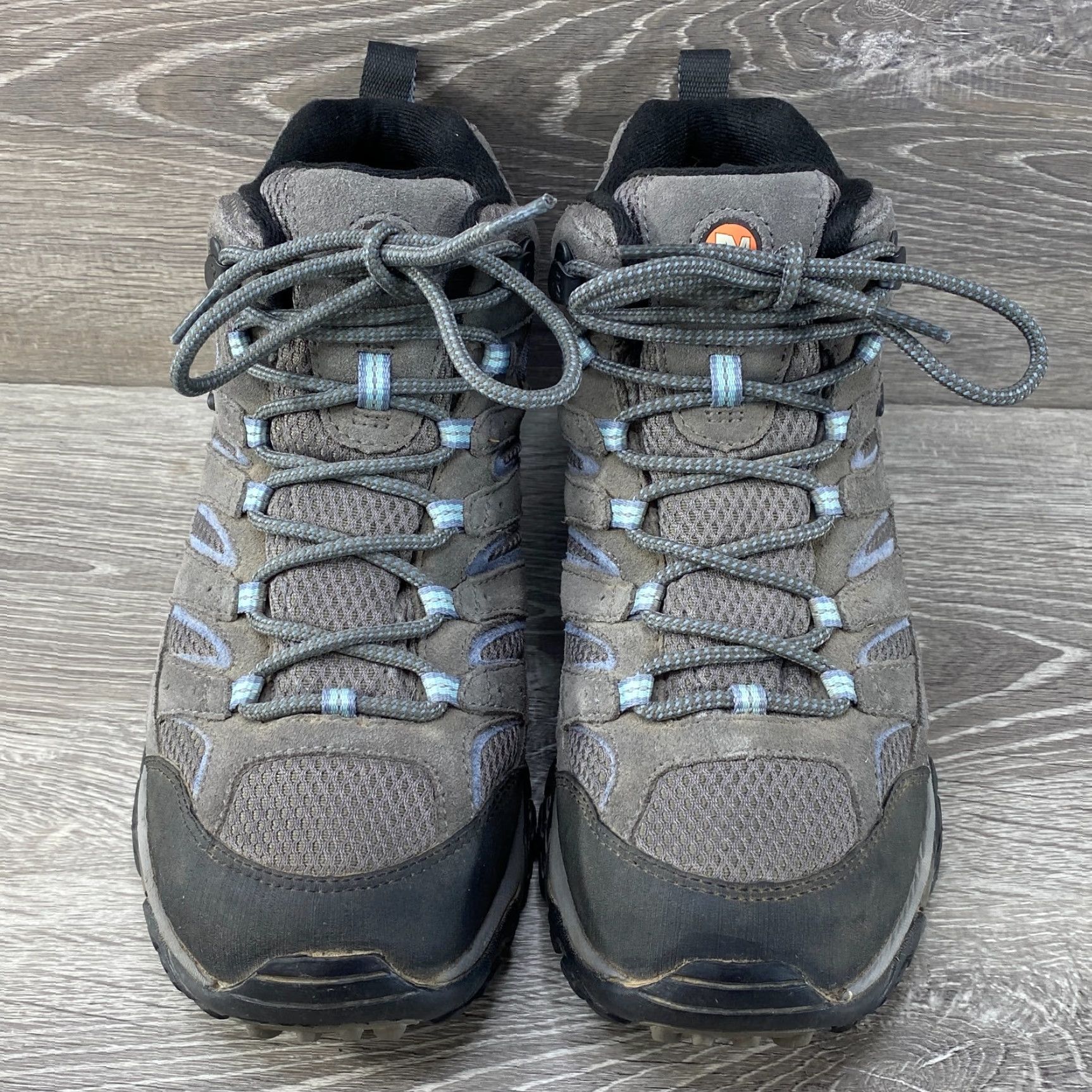 Merrell Merrell Moab 3 Womens 9 Gray Suede Leather Waterproof Mid Hiking Boots Vibram Size US 7 / IT 37 - 3 Thumbnail