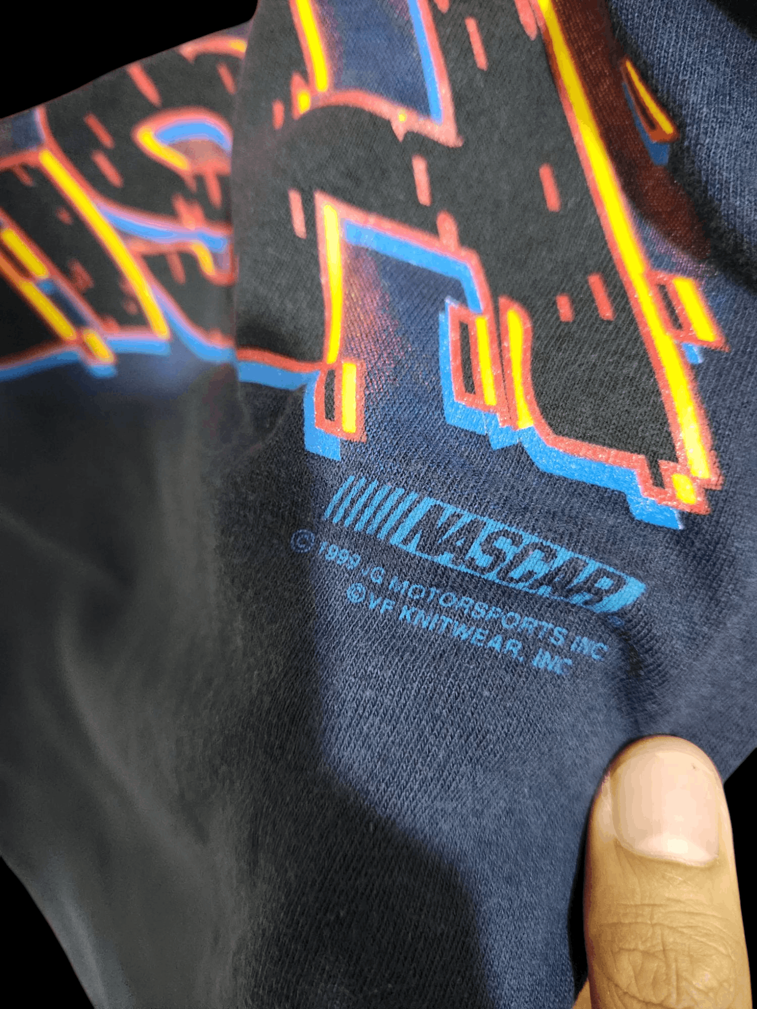 Vintage VTG. 1999 JEFF GORDON, NASCAR, THUNDER/LIGHTNIN, CHASE TAG Size US XL / EU 56 / 4 - 3 Thumbnail