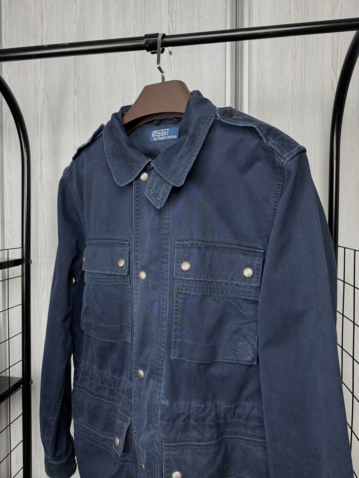 Polo Ralph Lauren Polo Ralph Lauren Military M-65 Navy Blue Utility Jacket Size US M / EU 48-50 / 2 - 6 Thumbnail